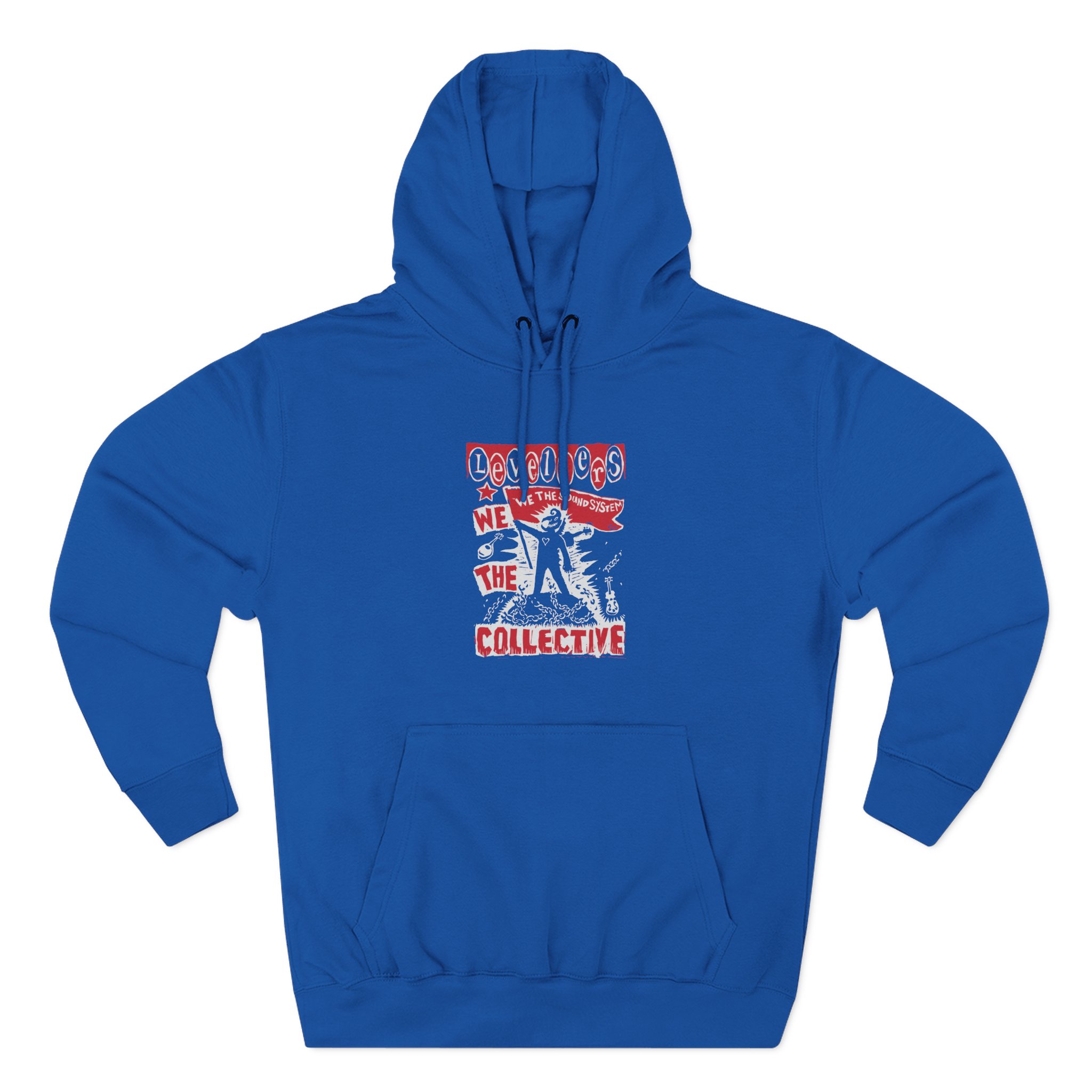 Levellers 2025 March We the Collective Tour Three-Panel Fleece Hoodie - Image 7