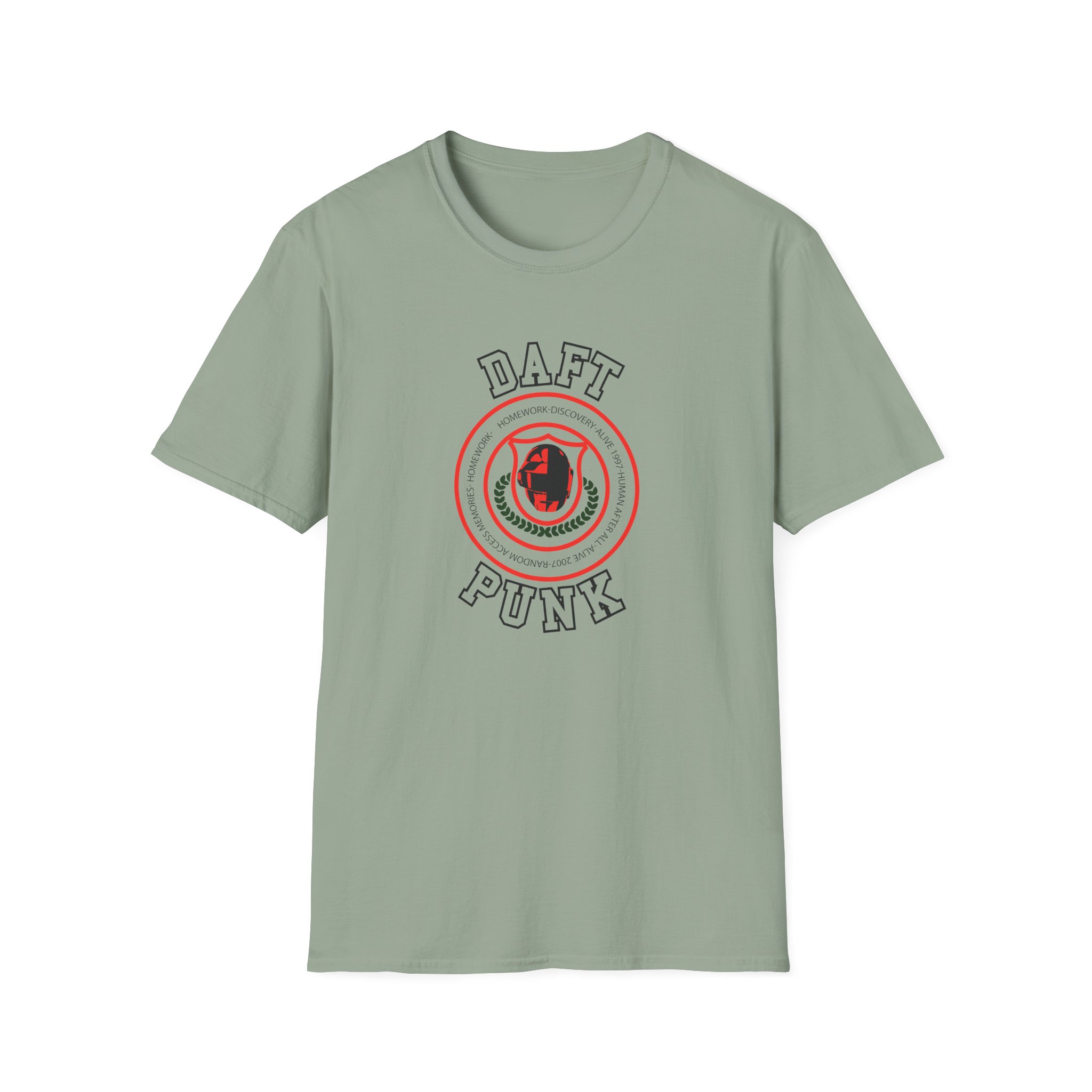 Daft Punk Unisex Softstyle T-Shirt - Image 9