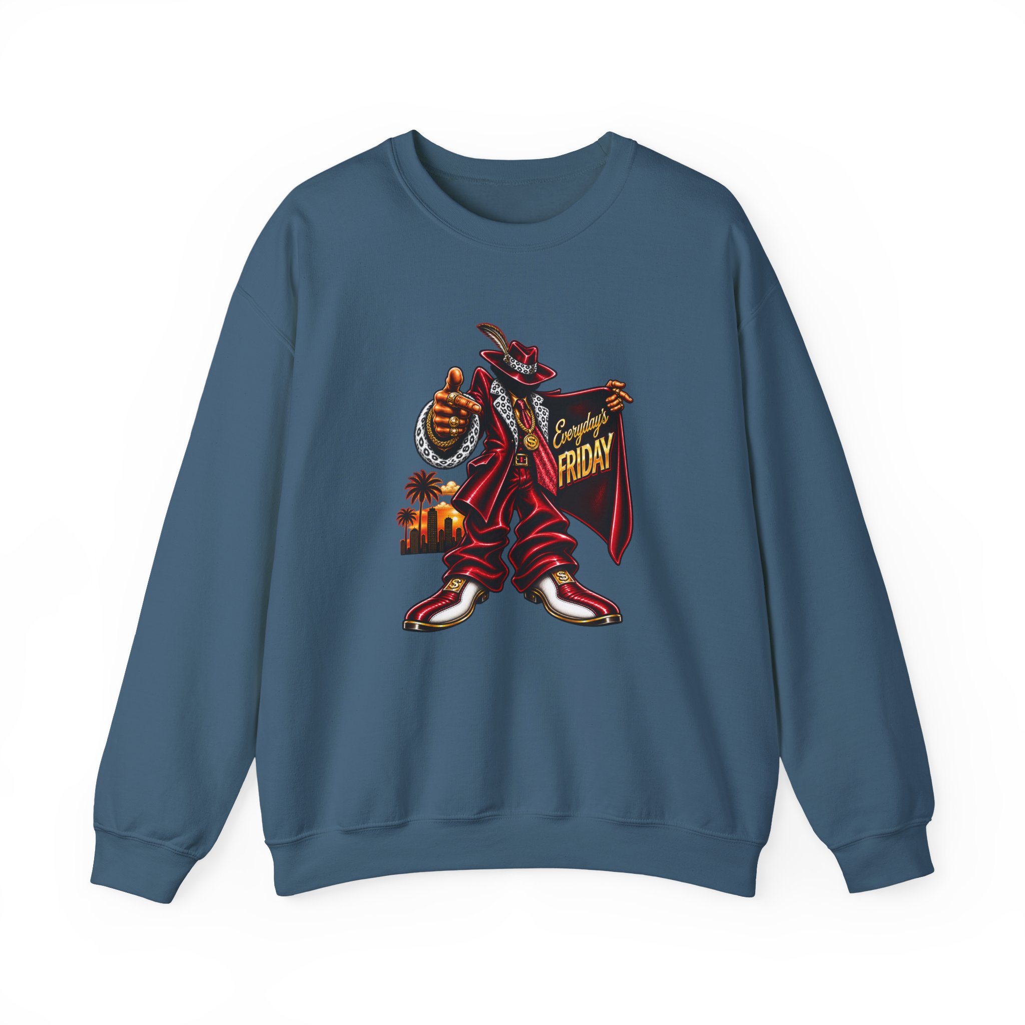 Ice Cube Pimp Unisex Heavy Blend™ Crewneck Sweatshirt - Image 9