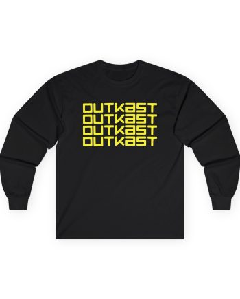 Outkast Logo Repeat Unisex Ultra Cotton Long Sleeve Tee
