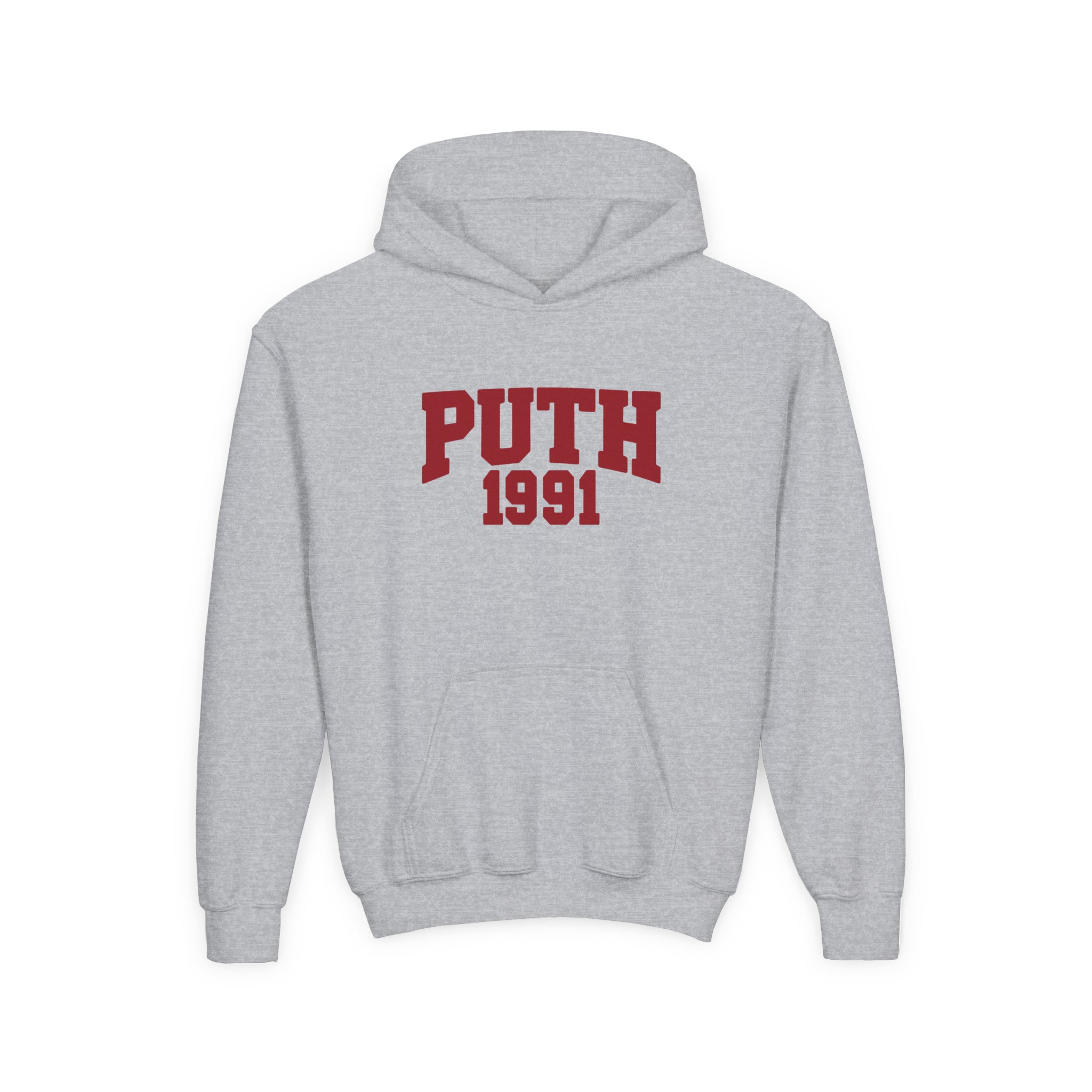 Charlie Puth Puth 1991 Youth Heavy Blend Hooded Sweatshirt - Image 5