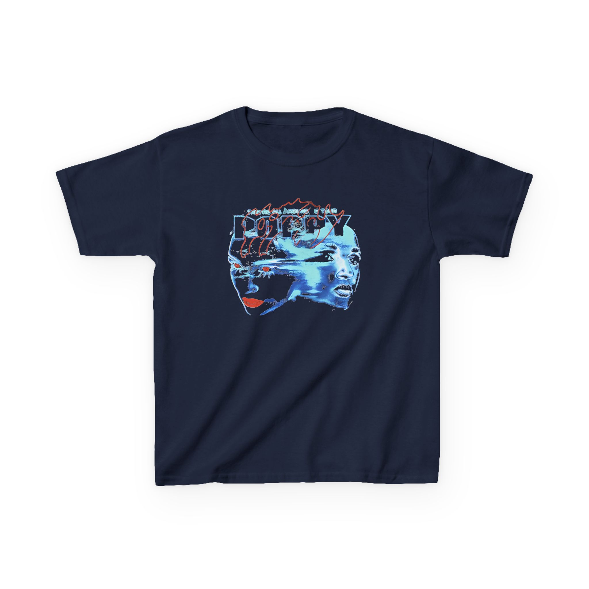 Kids Poppy They Are All Around Us Tour Heavy Cotton™ Tee - Image 7