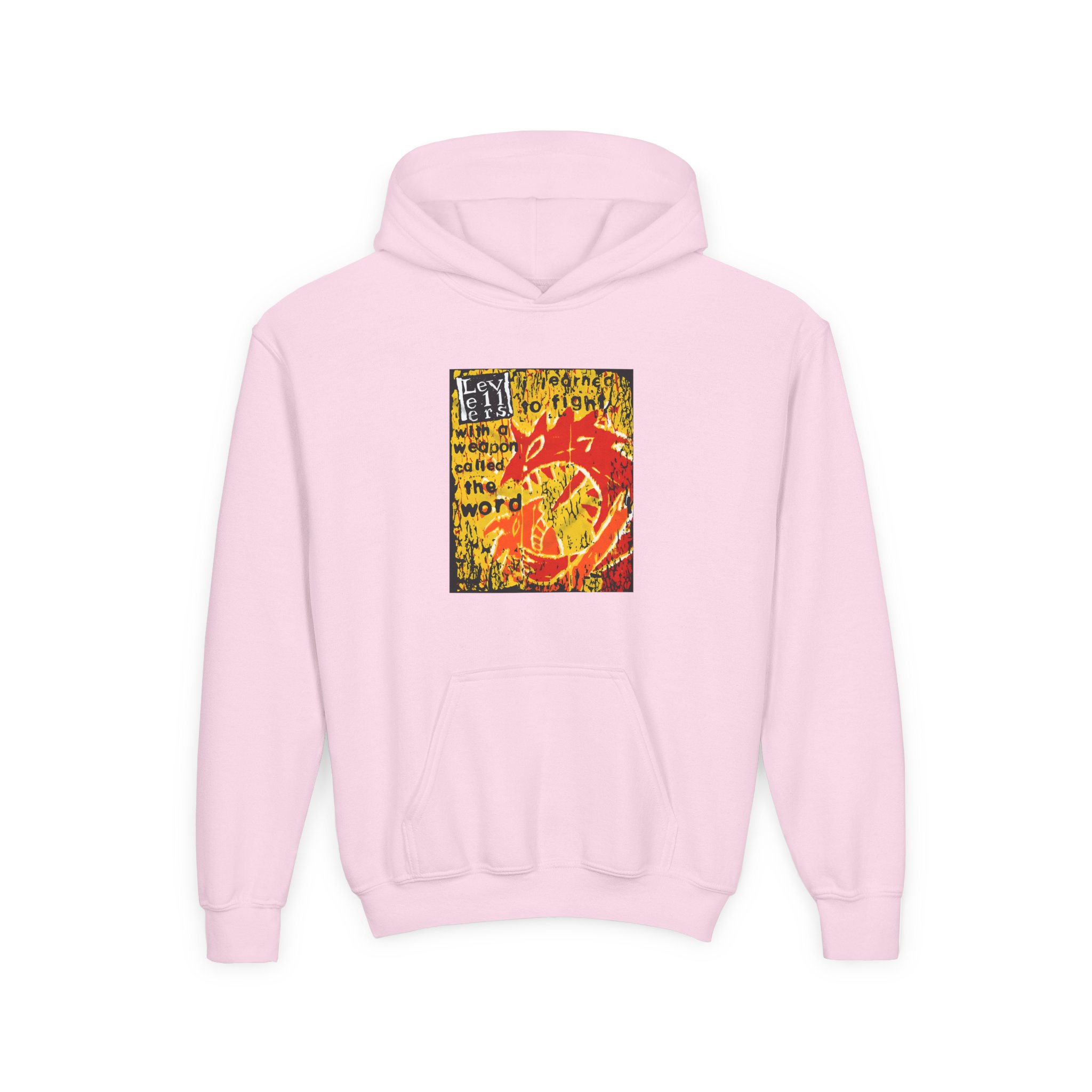 Levellers a Weapon Called the Word Youth Heavy Blend Hooded Sweatshirt - Image 9