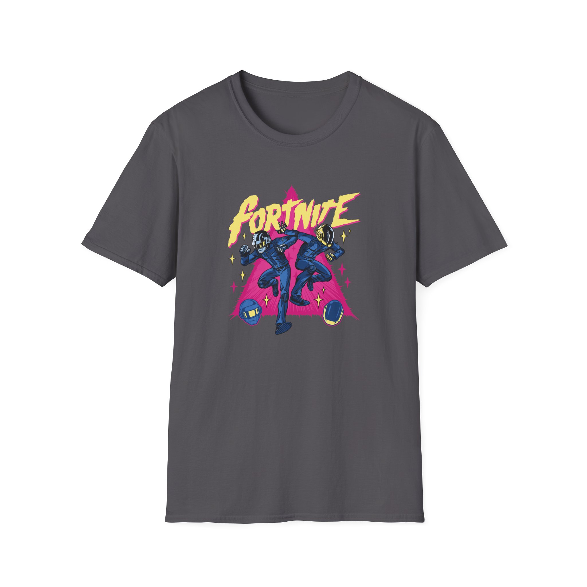 Daft Punk Ortnite X Daft Punk Unisex Softstyle T-Shirt - Image 11
