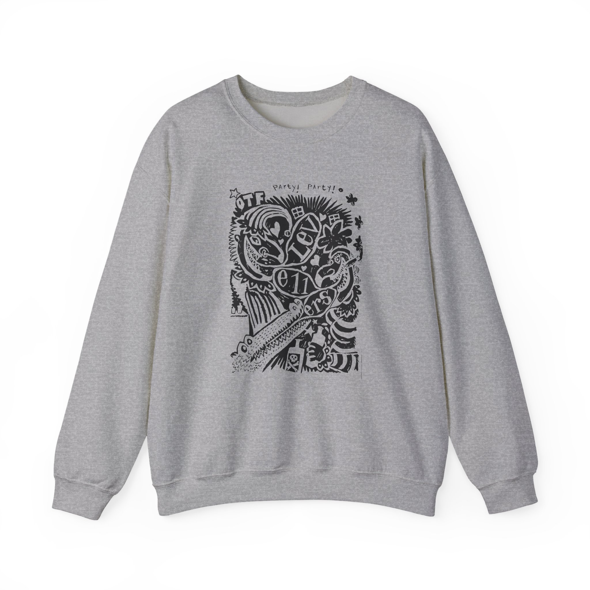 Levellers Party Party Unisex Heavy Blend™ Crewneck Sweatshirt - Image 7
