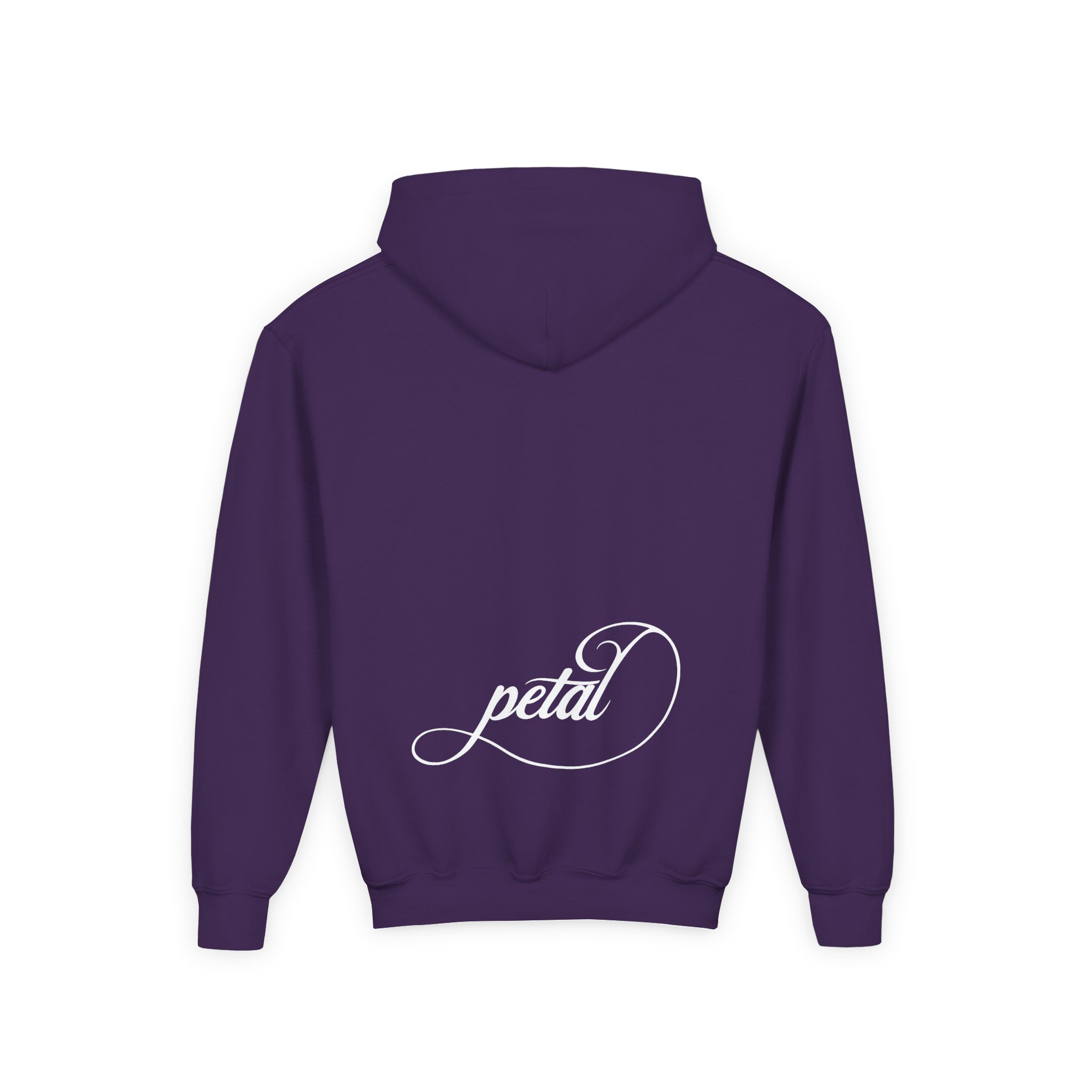 AG petal blurred flowers Youth Heavy Blend Hooded Sweatshirt - Image 12