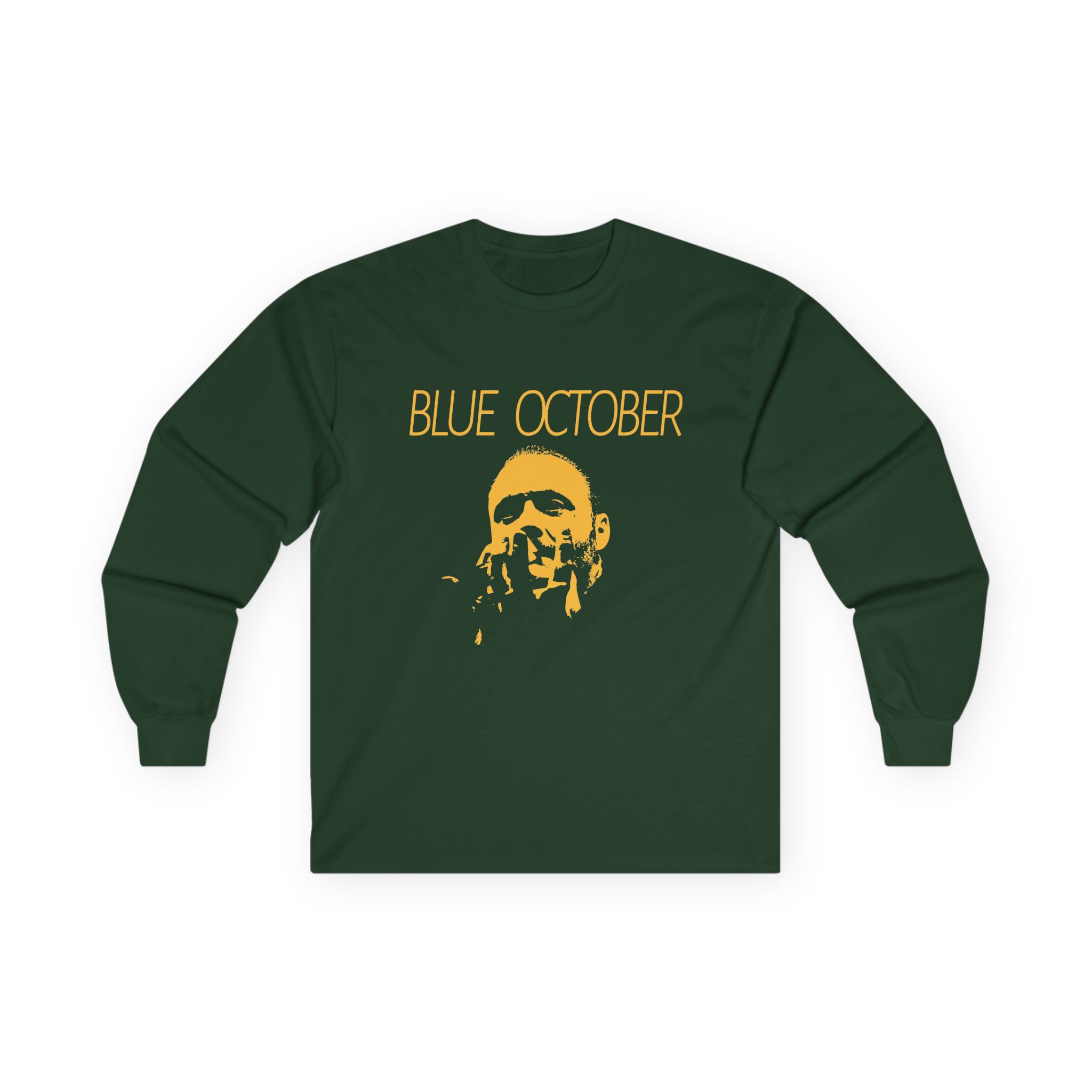 Blue October Midnight Foil Unisex Ultra Cotton Long Sleeve Tee - Image 7