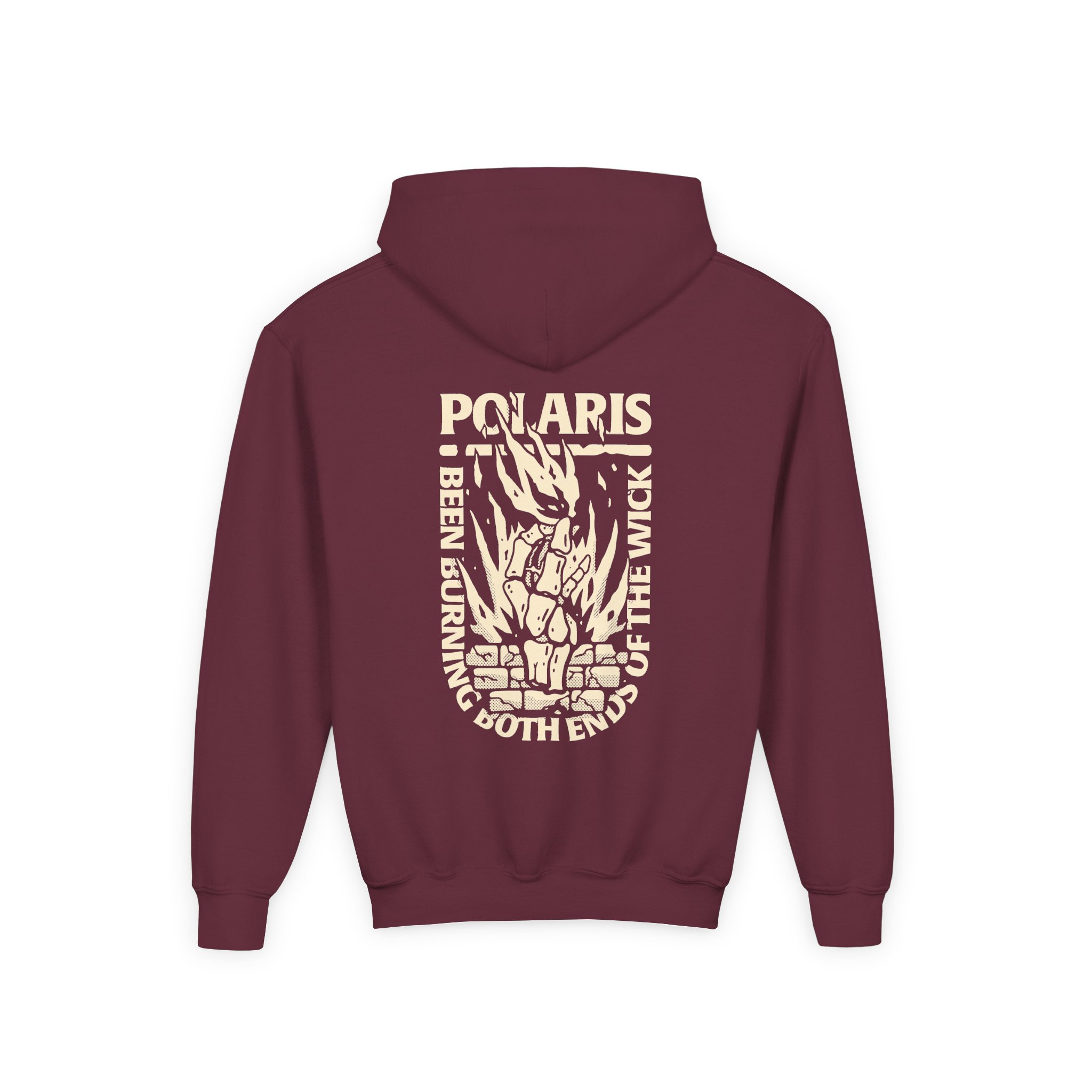 Polaris Wick Youth Heavy Blend Hooded Sweatshirt - Image 4