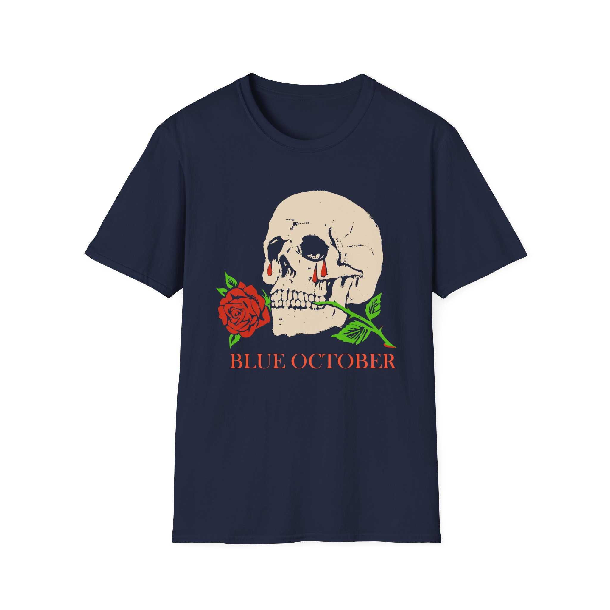 Blue October Where Did You Go Unisex Softstyle T-Shirt - Image 11