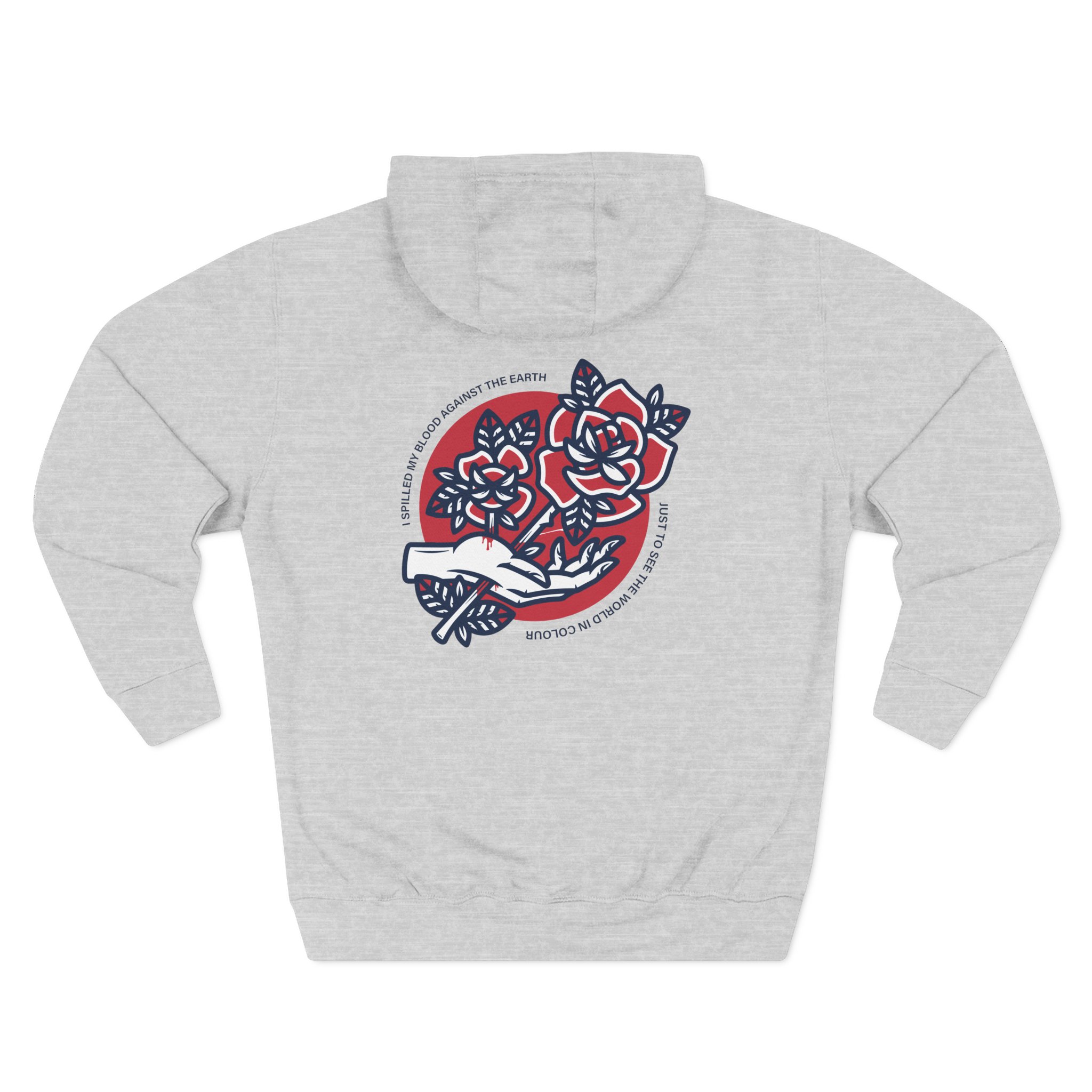 Polaris Rose Three-Panel Fleece Hoodie - Image 4