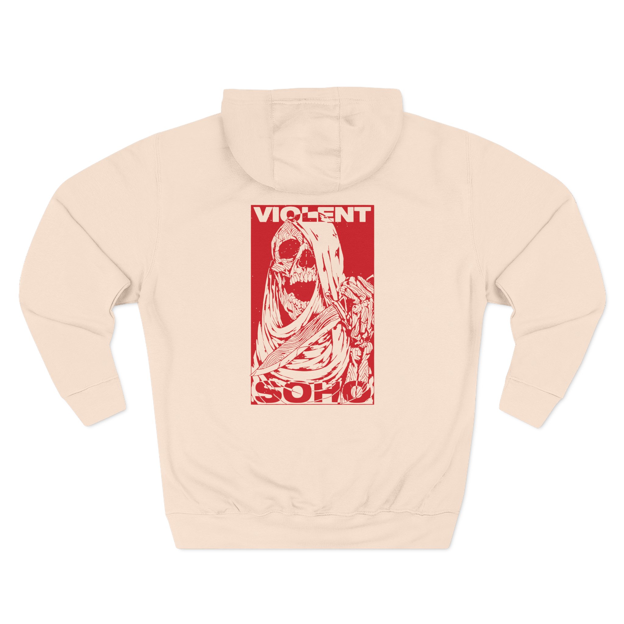 Violent Soho Skull Three-Panel Fleece Hoodie - Image 8