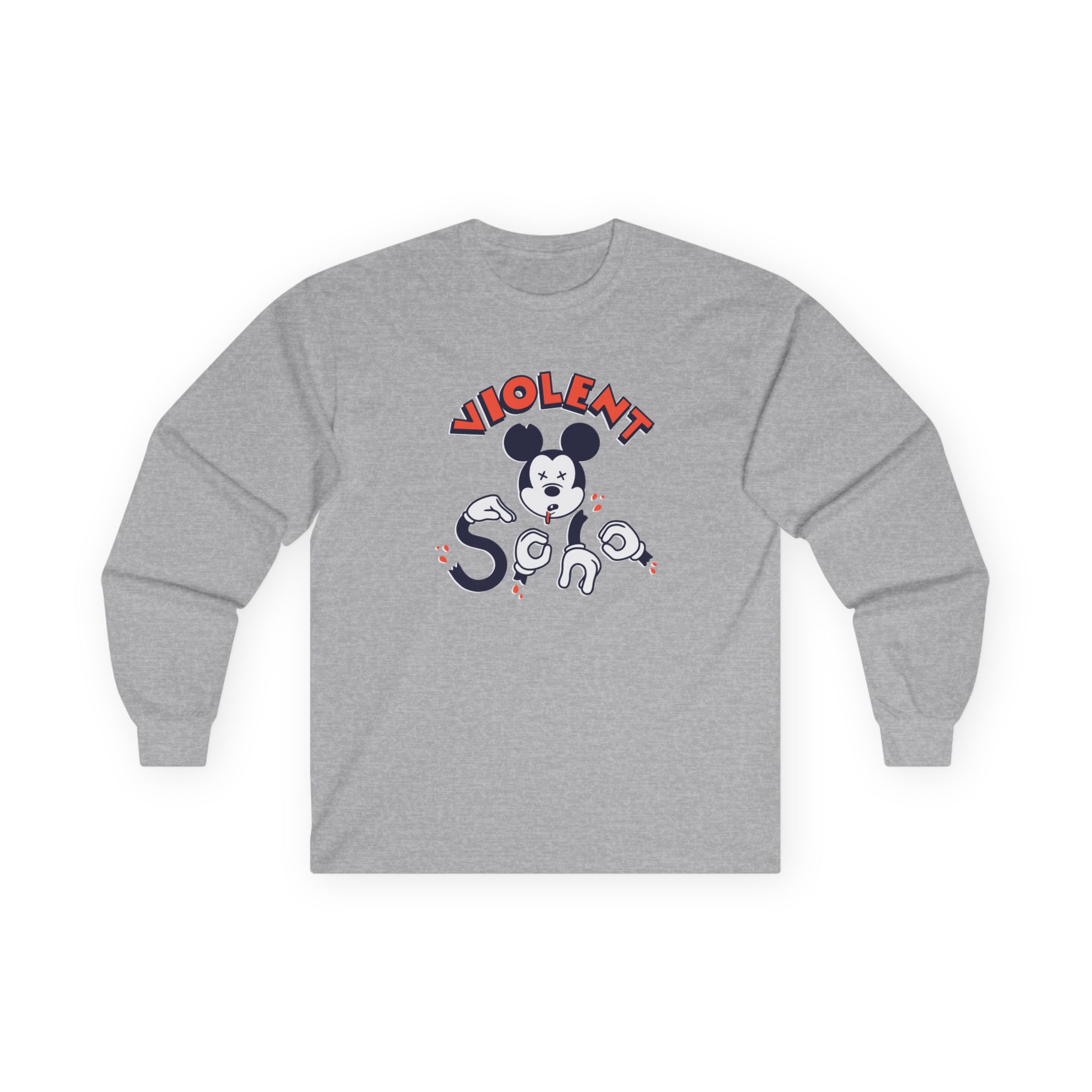 Violent Soho Dead Mouse Unisex Ultra Cotton Long Sleeve Tee - Image 5