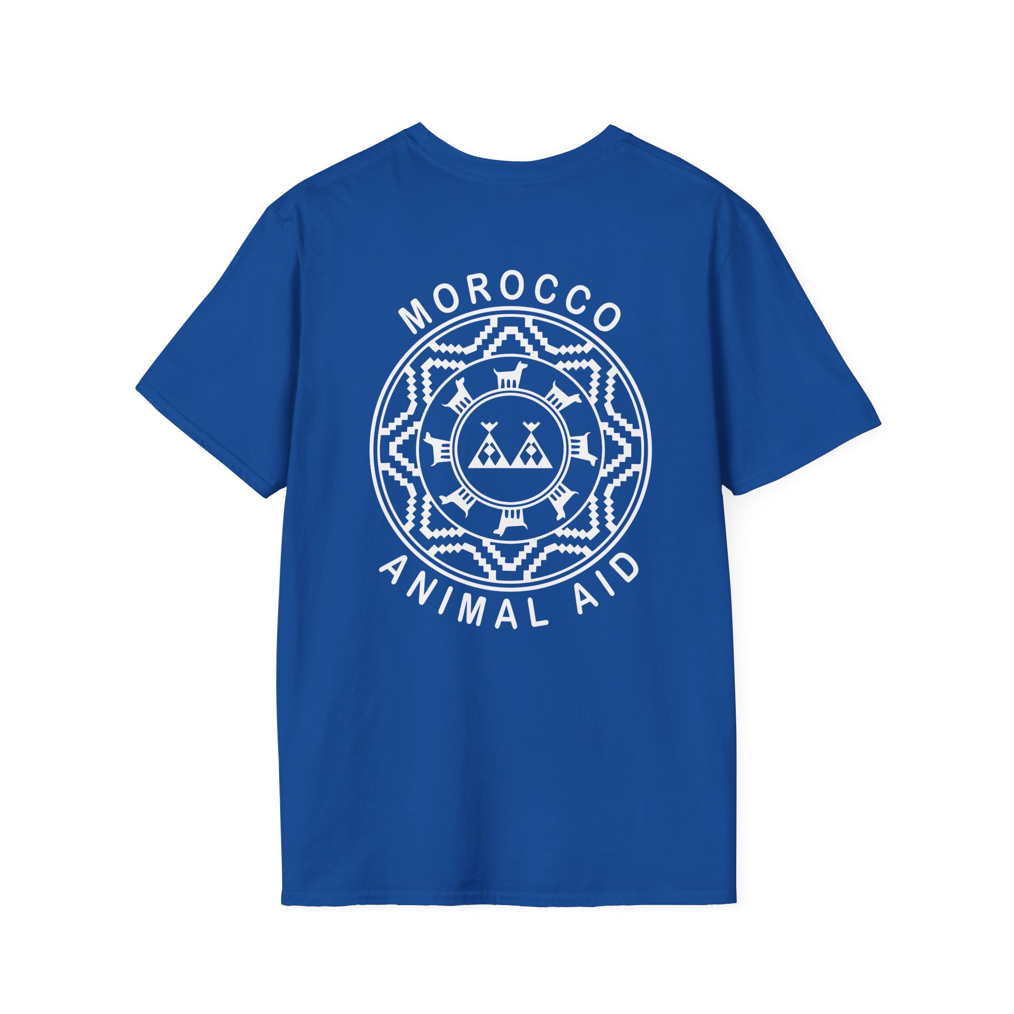 Kinging It Morocco Animal Aid Unisex Softstyle T-Shirt - Image 10