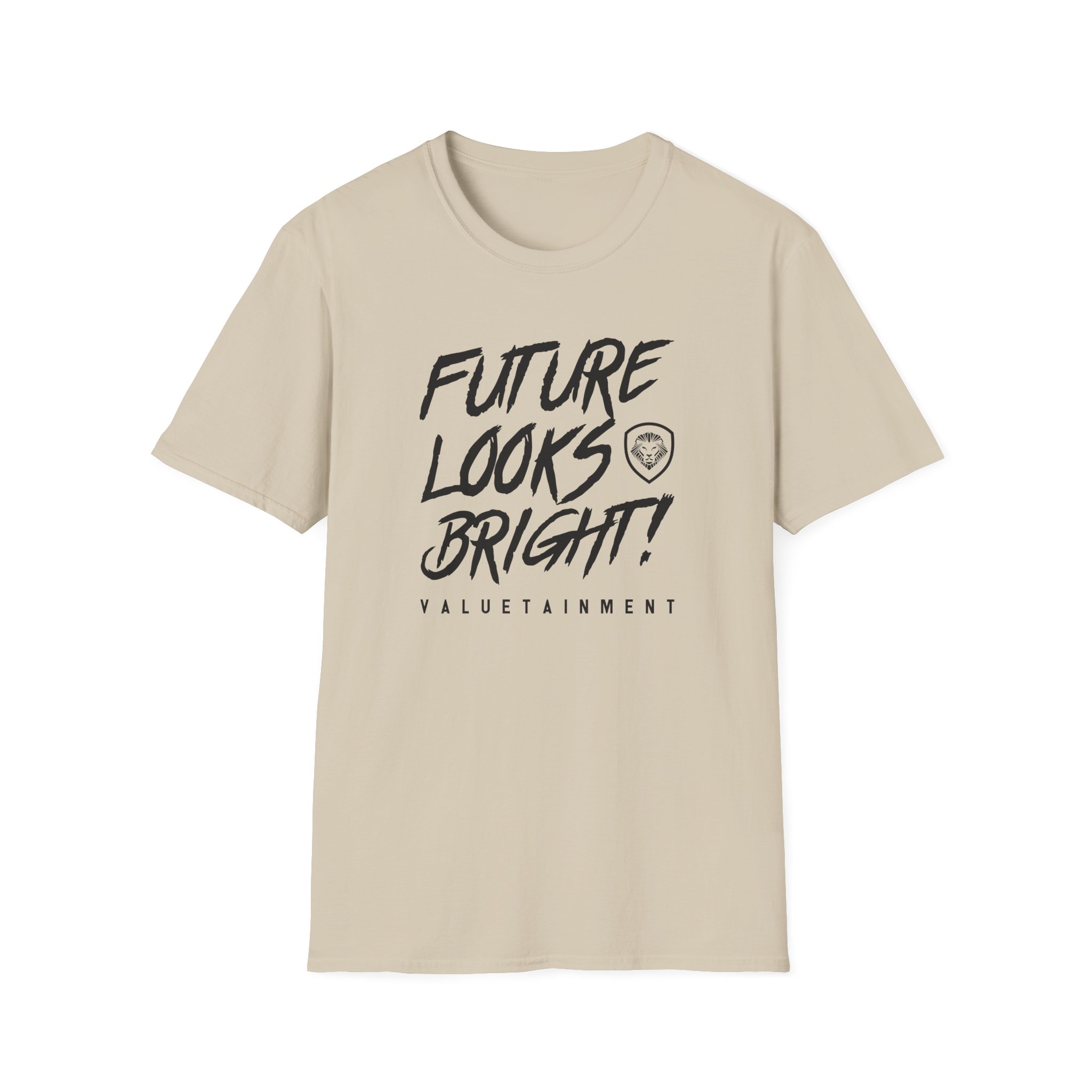 Valuetainment Future Looks Bright Unisex Softstyle T-Shirt - Image 5