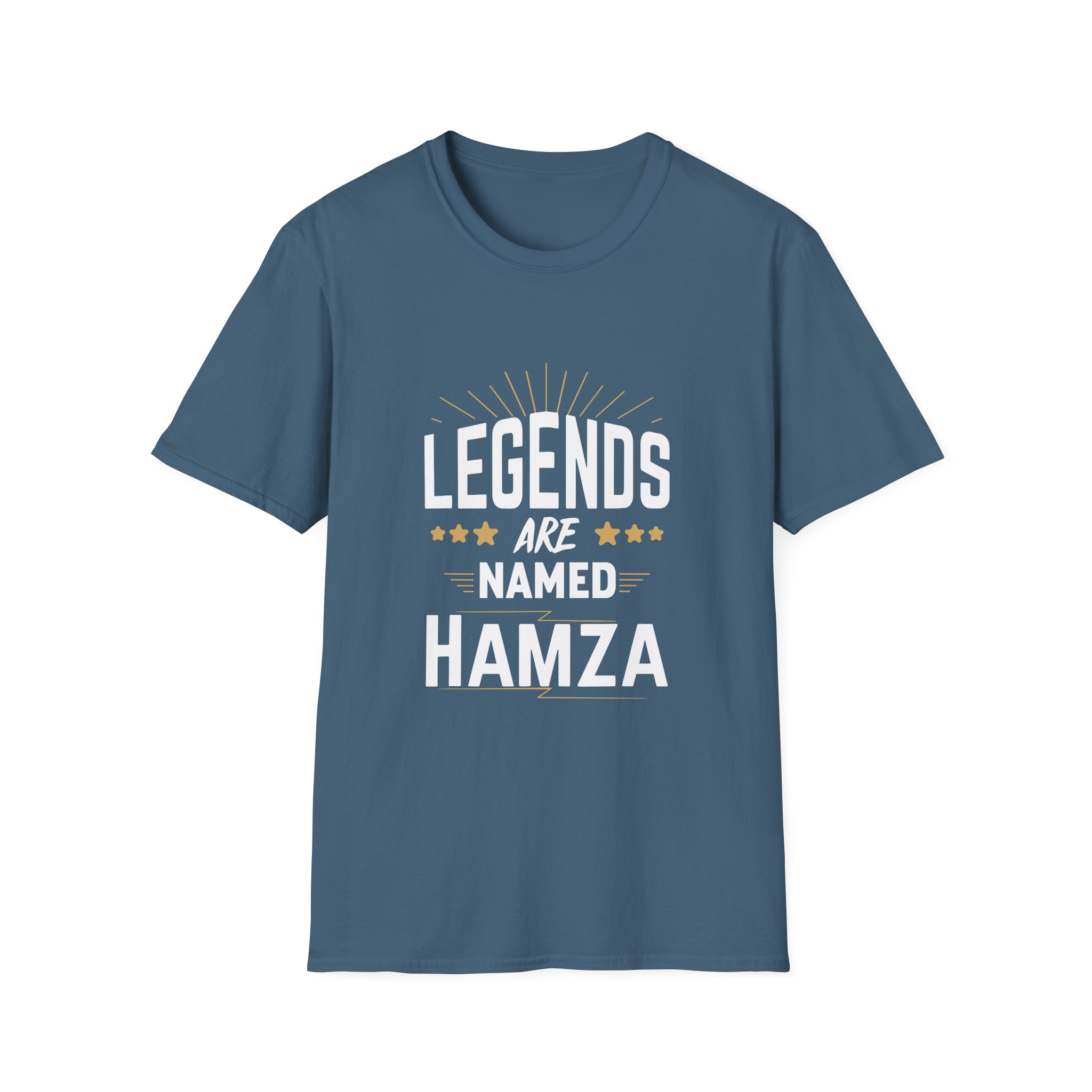 Hamza Legends Are Named Unisex Softstyle T-Shirt - Image 11