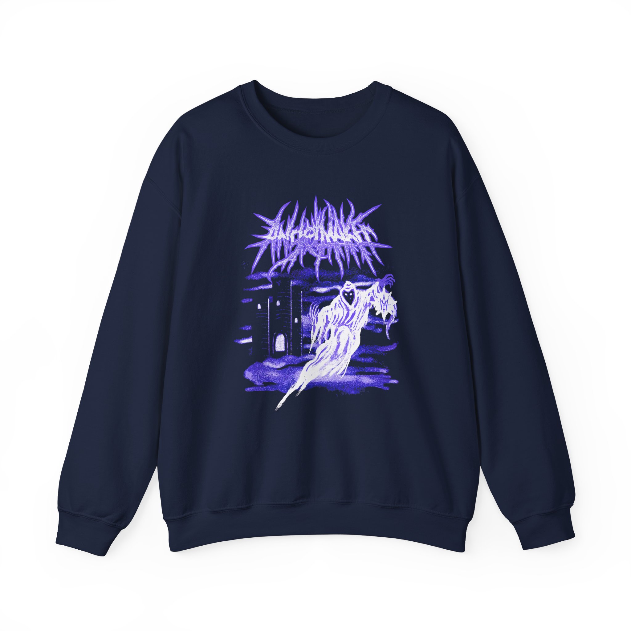 Angelmaker Spooky Unisex Heavy Blend™ Crewneck Sweatshirt - Image 7