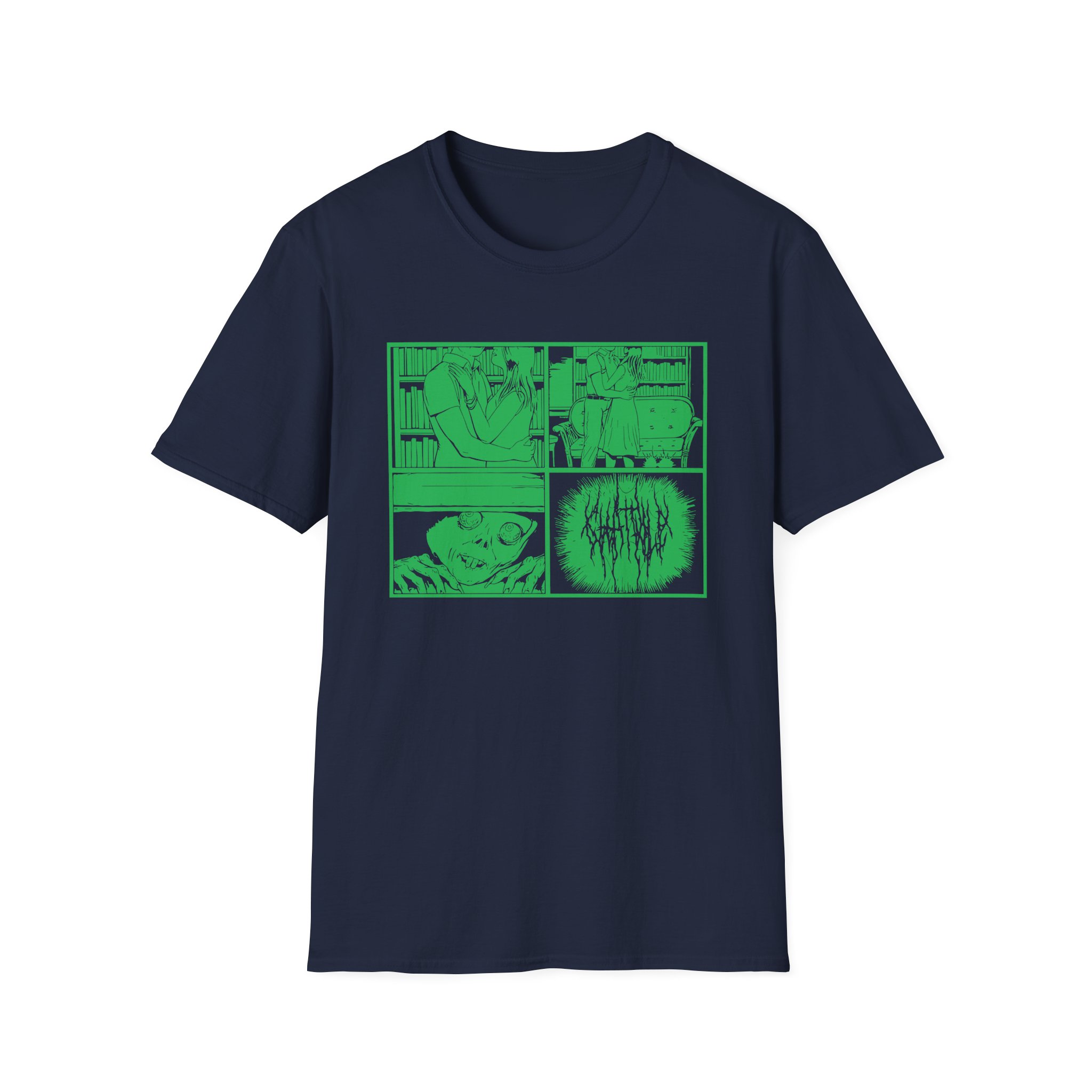 Chat Pile Green Rat Boy Unisex Softstyle T-shirt - Image 5