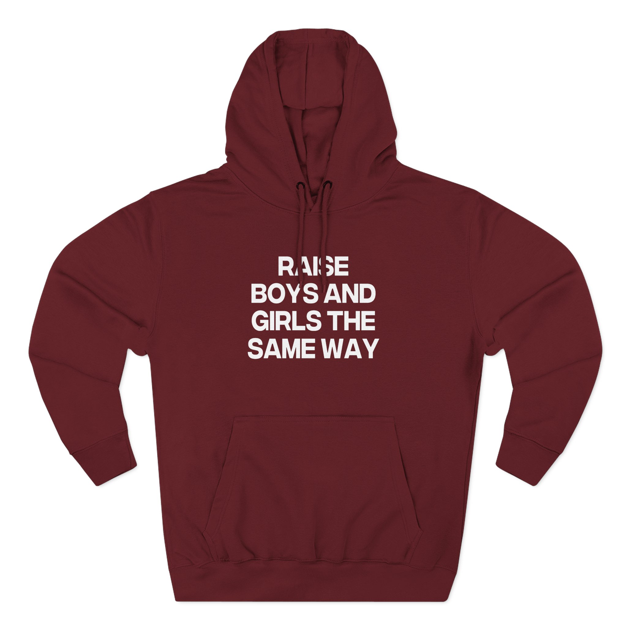 Jenny Holzer Raise the Same Way Three-Panel Fleece Hoodie - Image 13