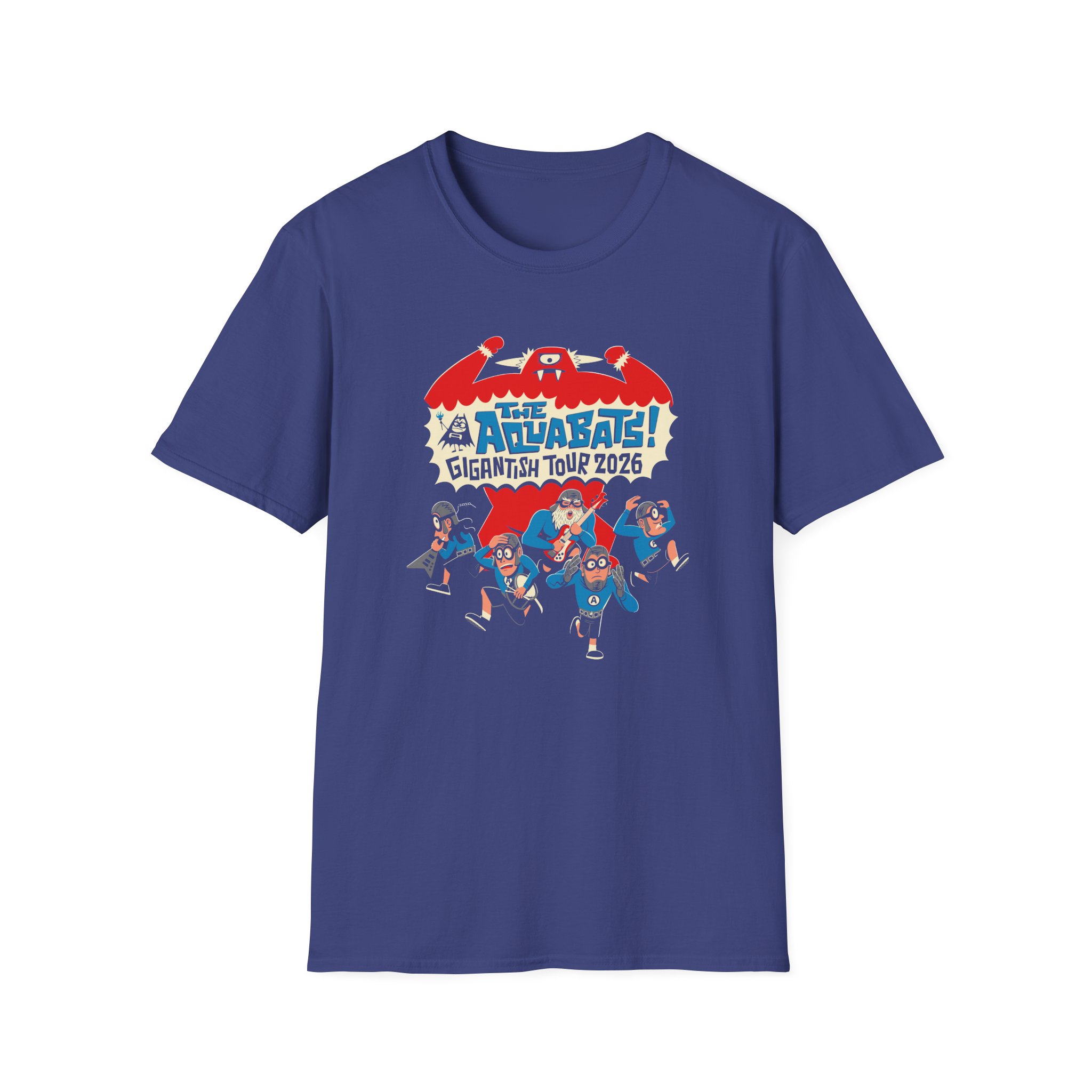The Aquabats Gigantish Unisex Softstyle T-Shirt - Image 7
