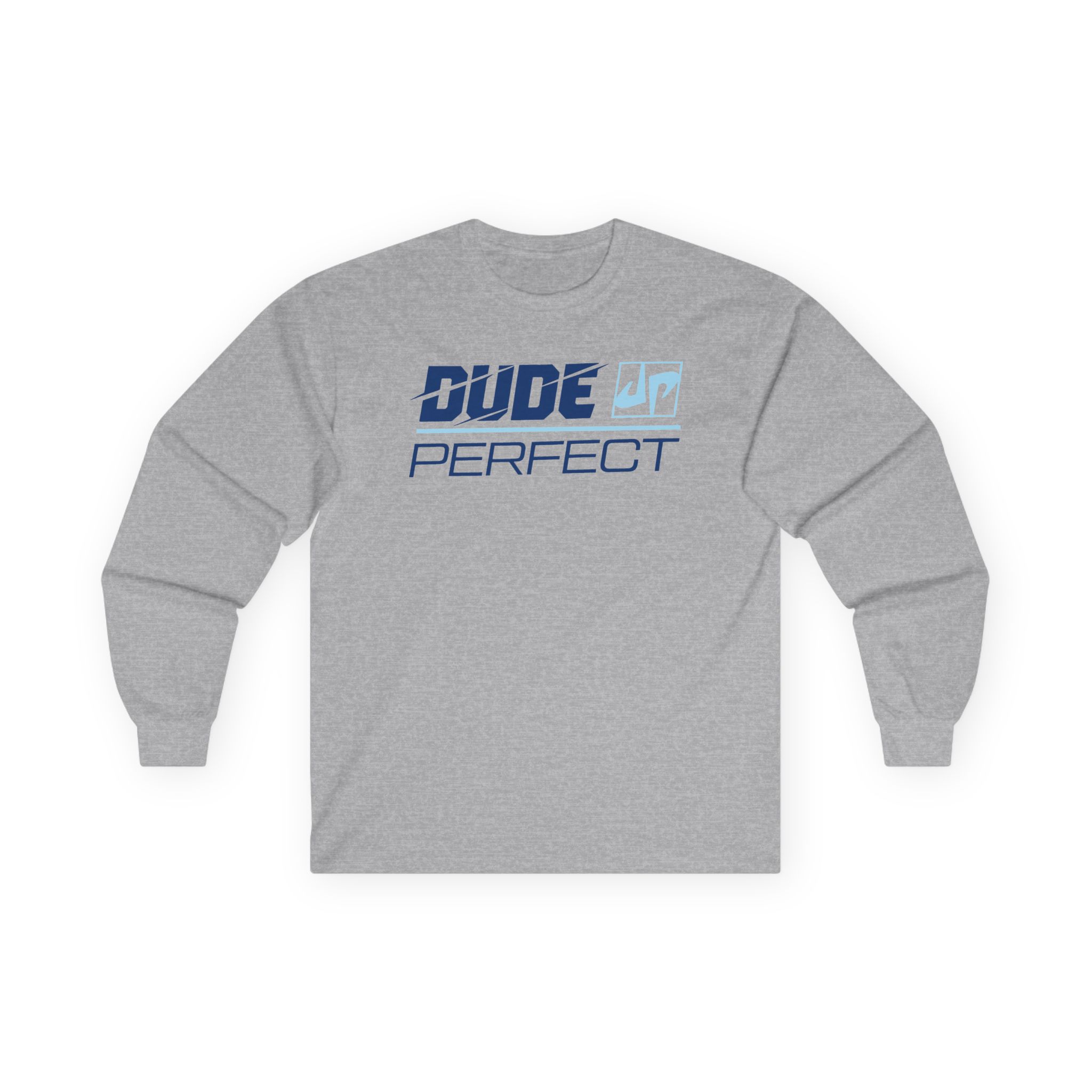 Dude Perfect Slash Wordmark Unisex Ultra Cotton Long Sleeve Tee - Image 3
