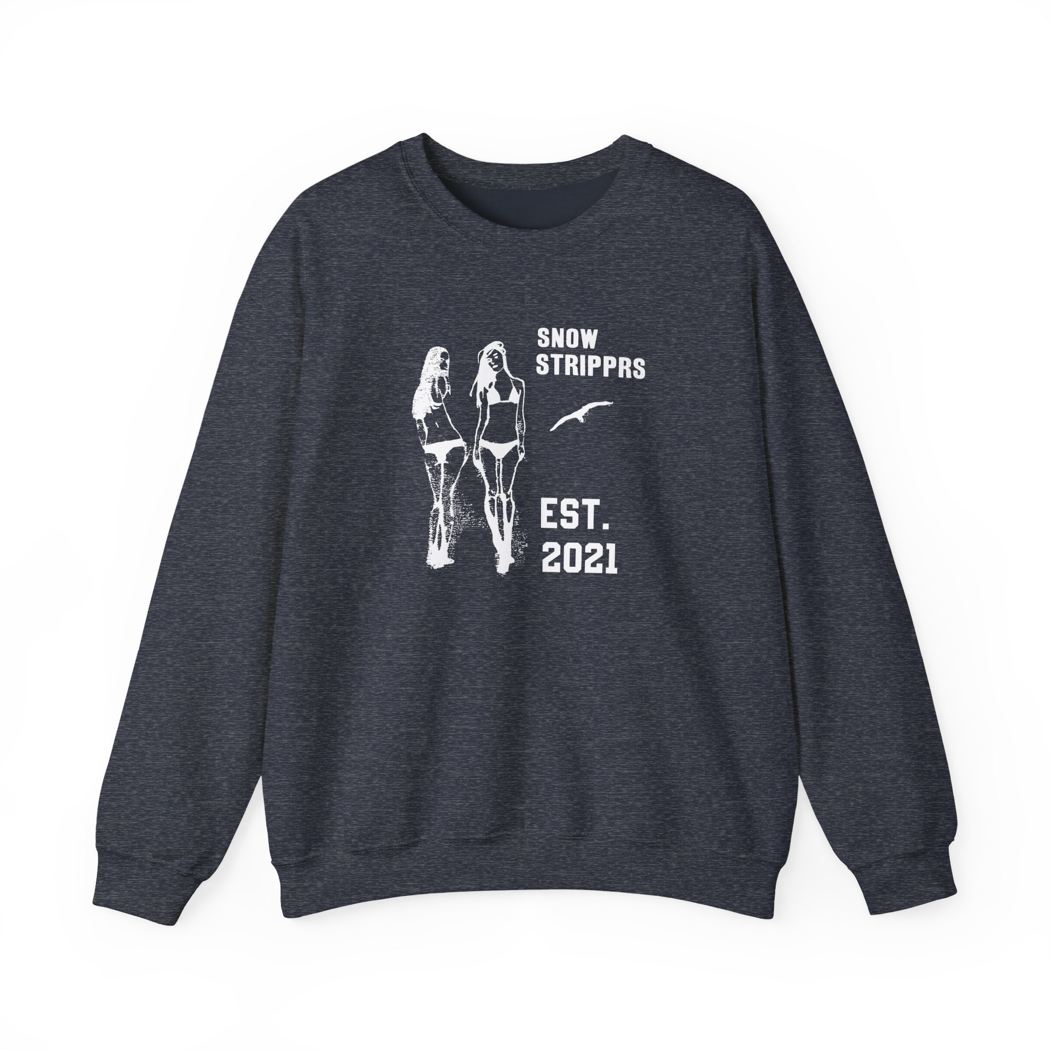 Snow Strippers Unisex Heavy Blend™ Crewneck Sweatshirt - Image 7