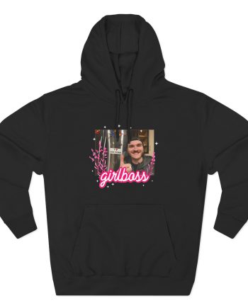 Jschlatt Girlboss Three-Panel Fleece Hoodie
