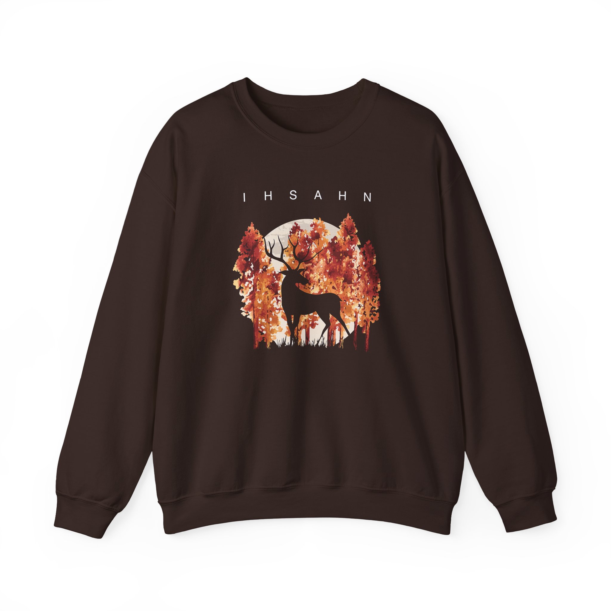 Ihsahn Silhouette Unisex Heavy Blend™ Crewneck Sweatshirt - Image 3