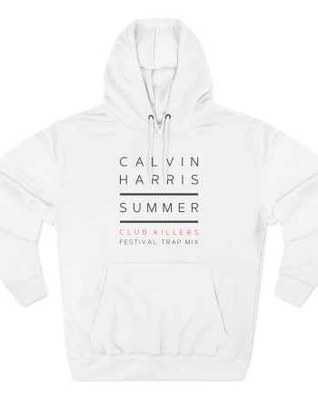 Calvin Harris Summer 4 Album Cover Three-Panel Fleece Hoodie