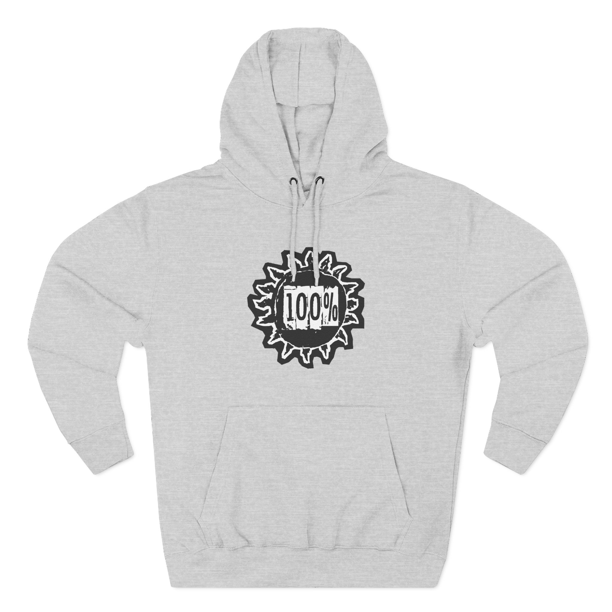 Levellers 100% to Artists Three-Panel Fleece Hoodie - Image 5