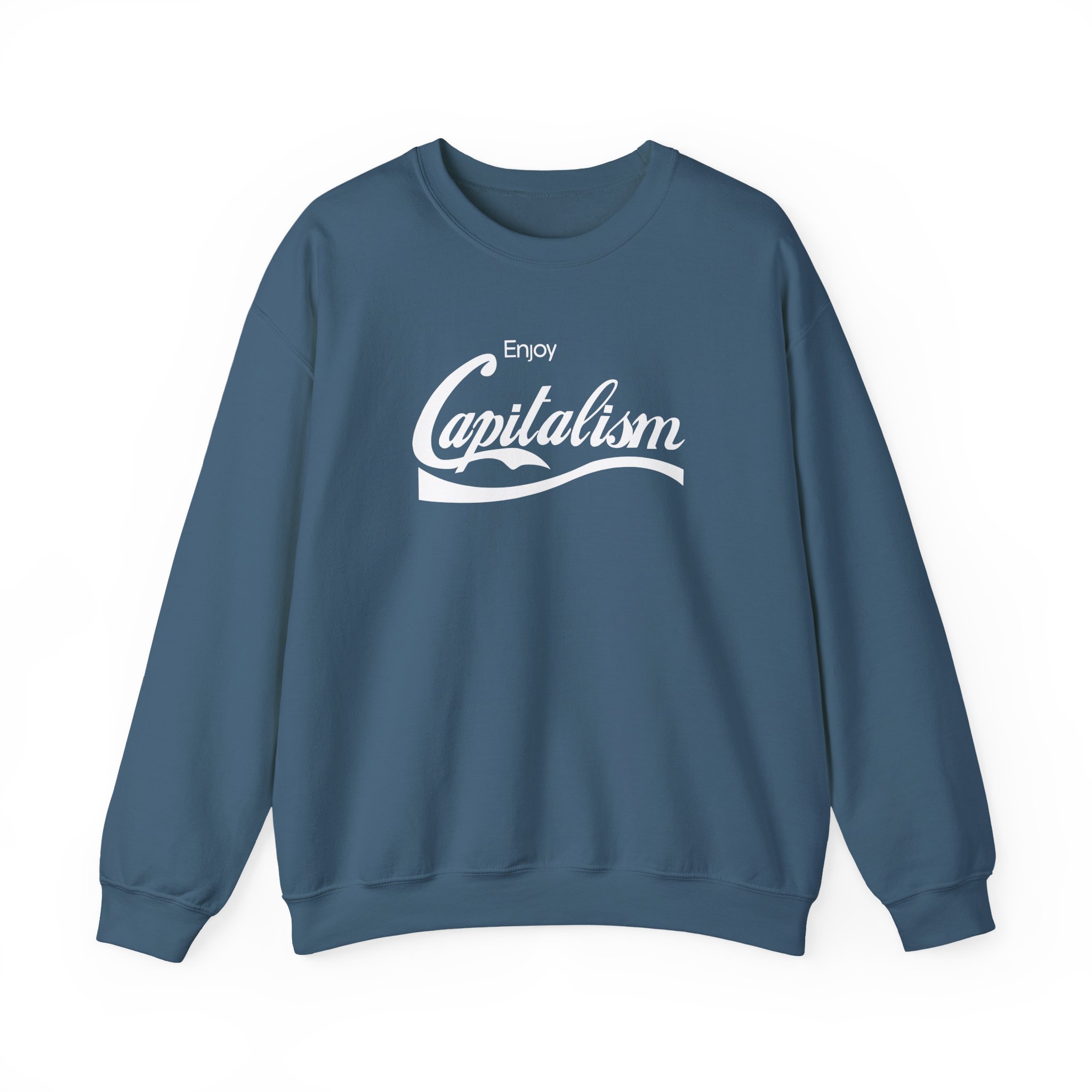 Valuetainment Enjoy Capitalism Unisex Heavy Blend™ Crewneck Sweatshirt - Image 13