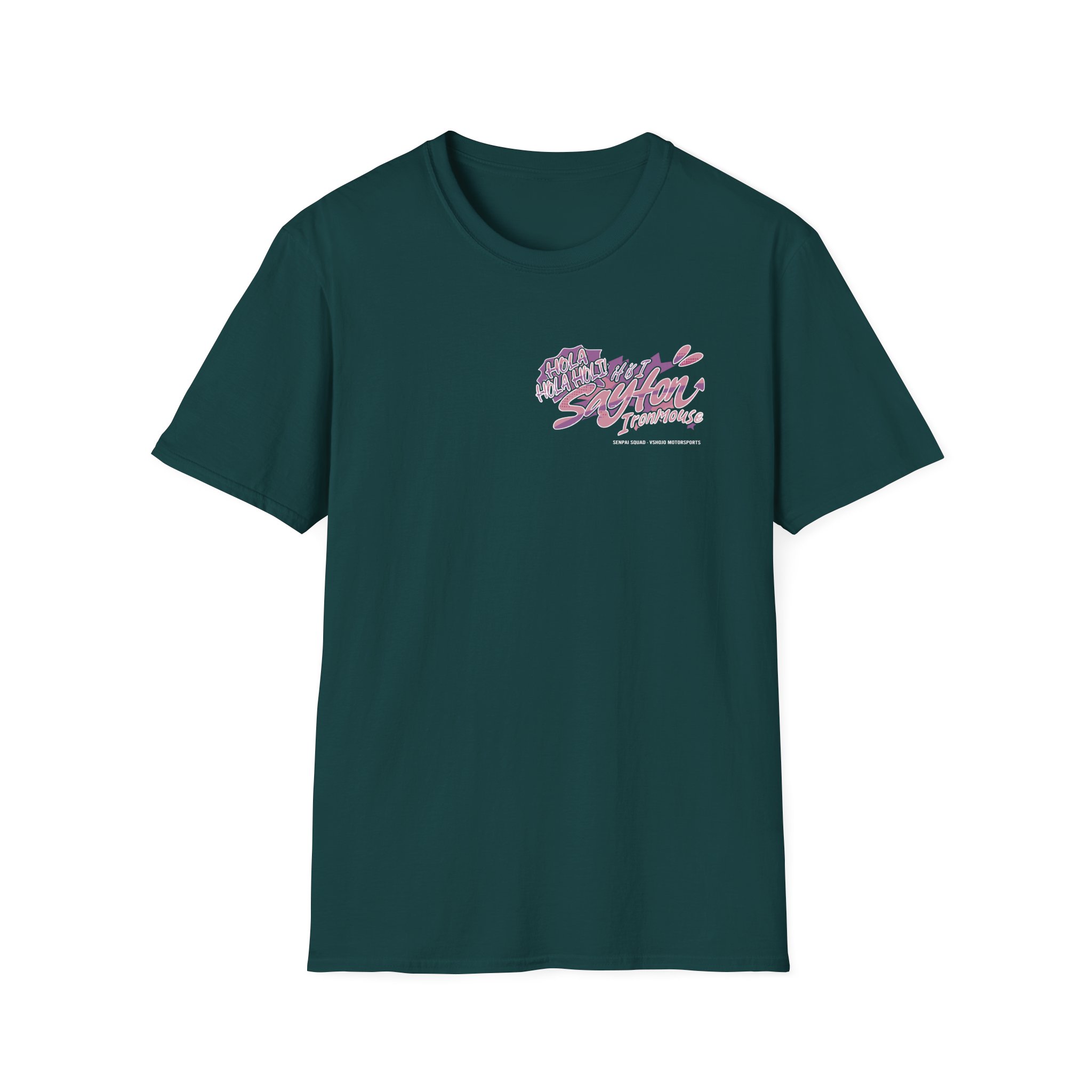 Ironmouse V2 Vshojo X Senpai Squad Unisex Softstyle T-shirt - Image 7
