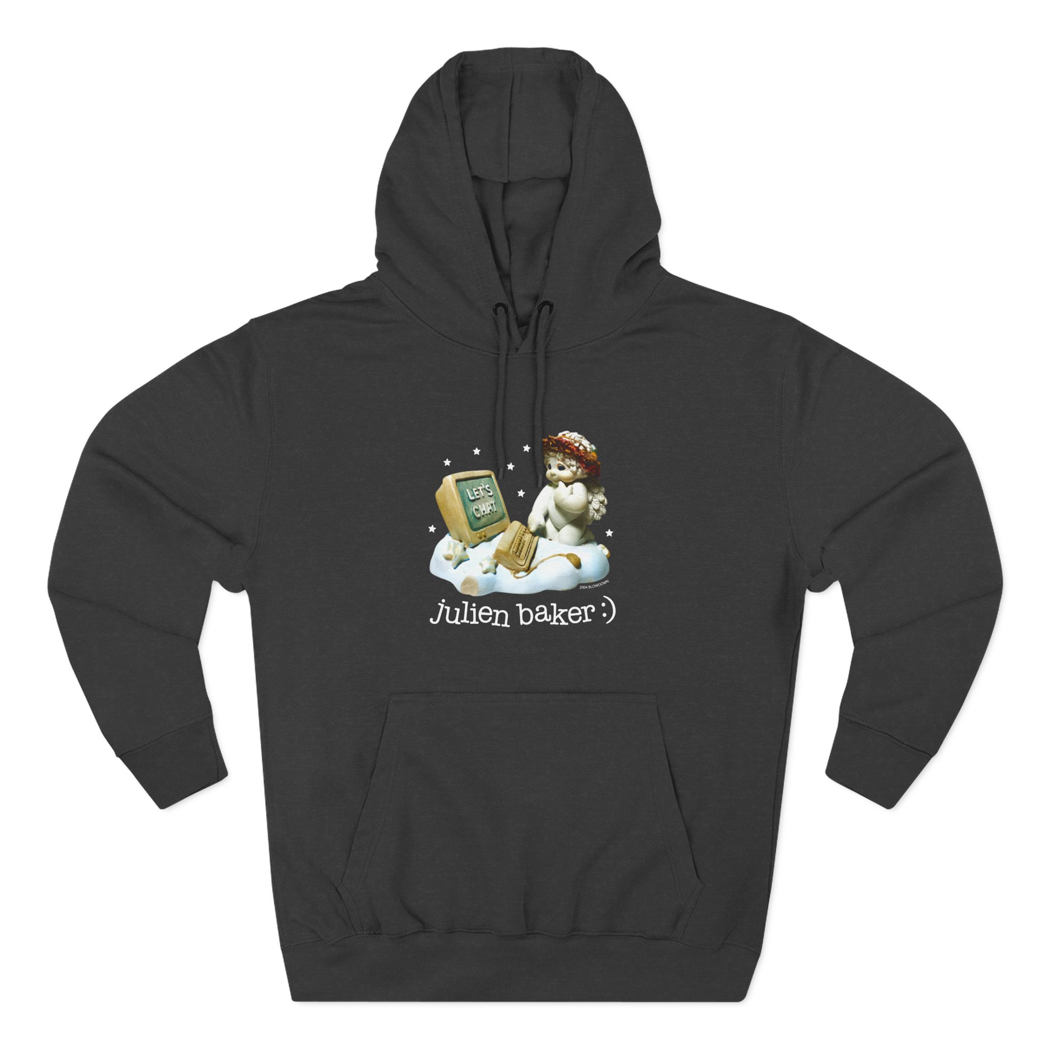 Julien Baker Online Angel Three-Panel Fleece Hoodie - Image 3