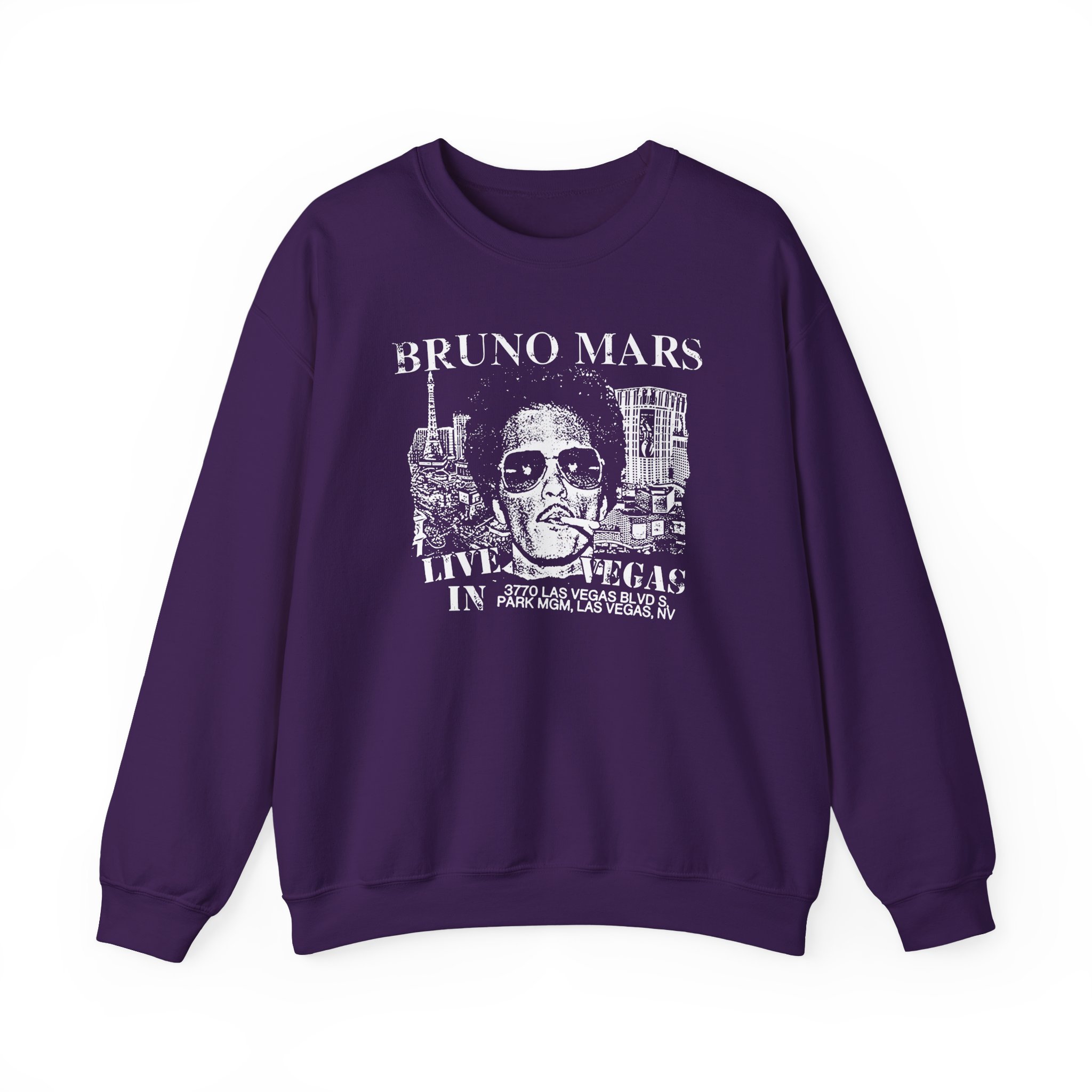 Bruno Mars Live In Vegas Unisex Heavy Blend™ Crewneck Sweatshirt - Image 13