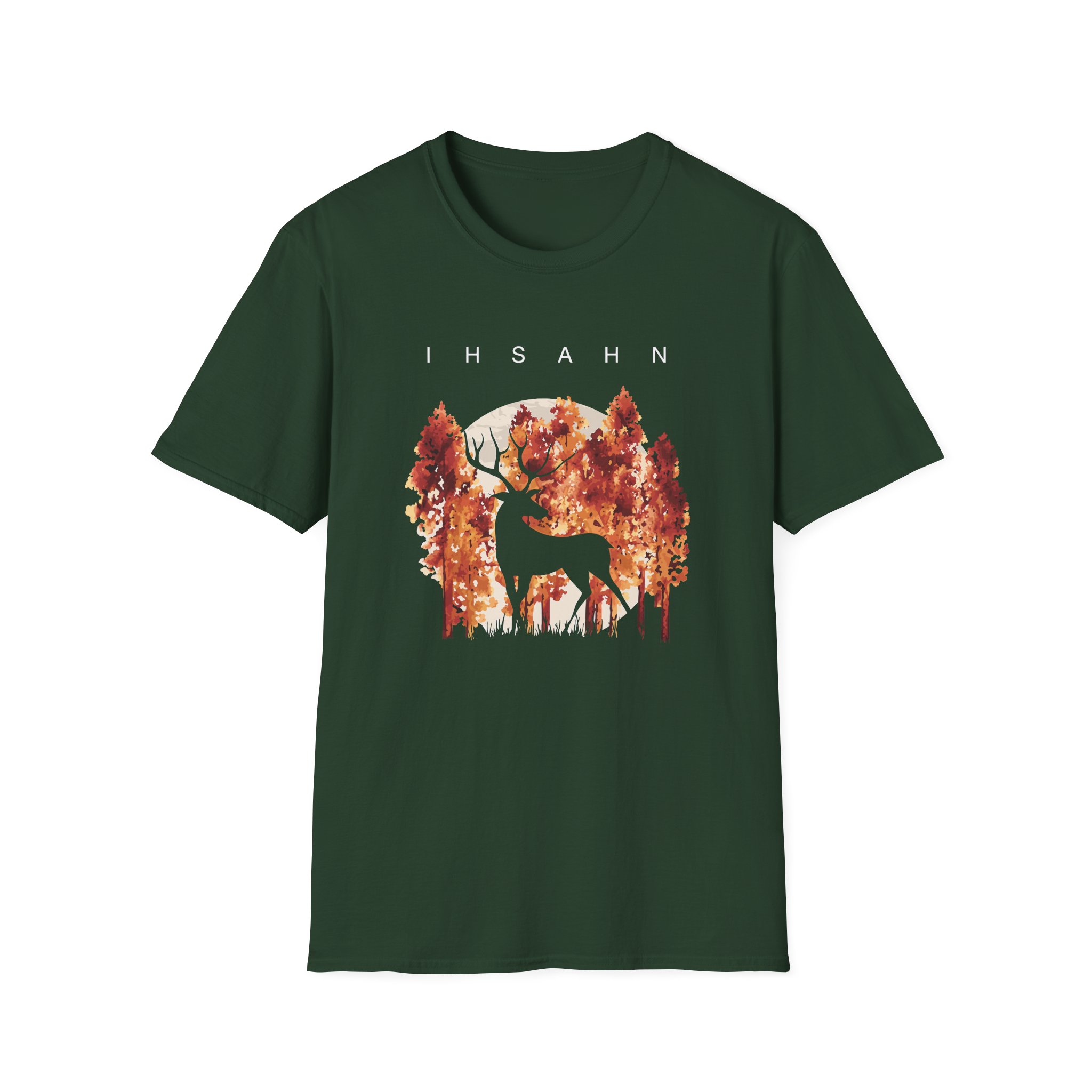 Ihsahn Silhouette Unisex Softstyle T-Shirt - Image 5