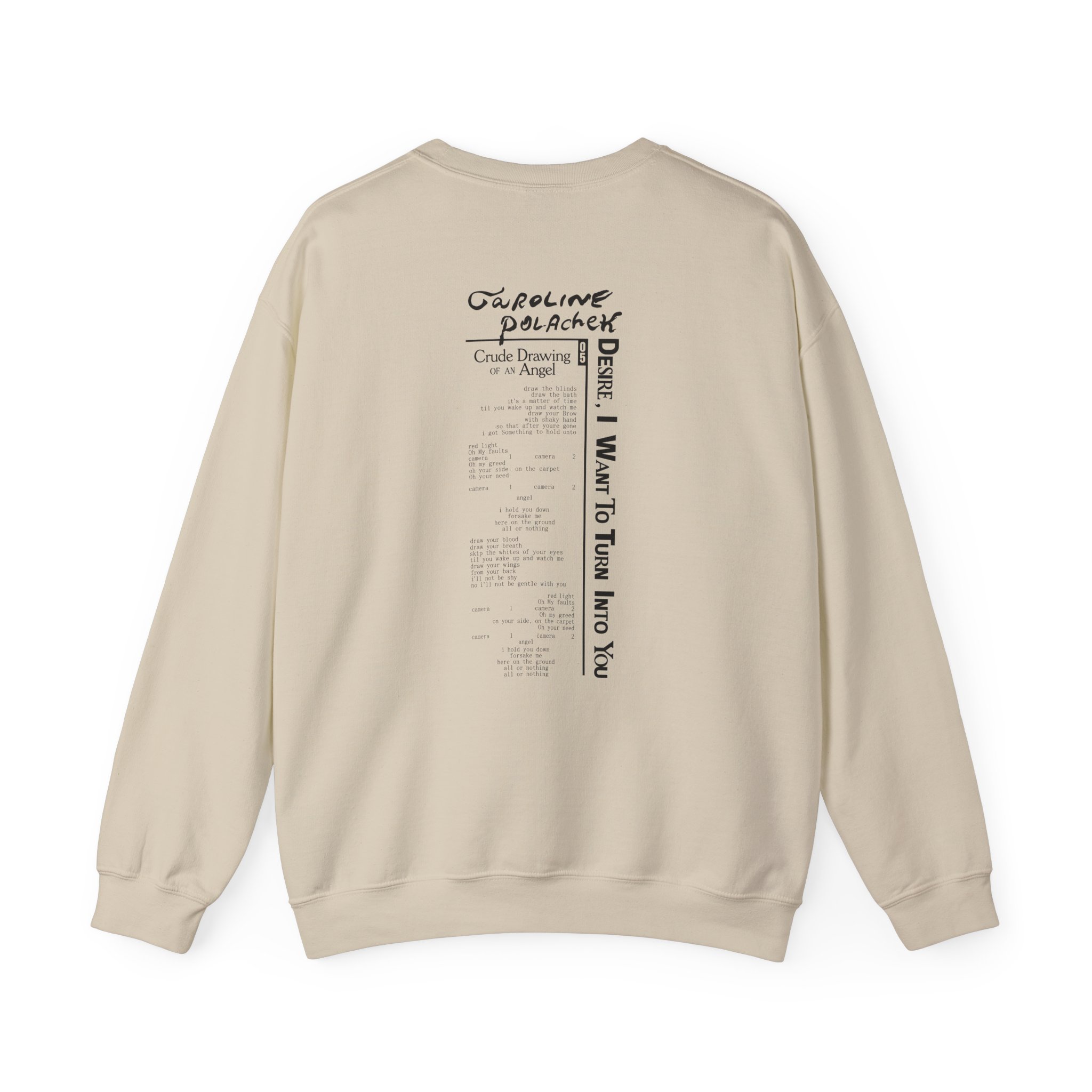 Caroline Polachek Crude Drawing Unisex Heavy Blend™ Crewneck Sweatshirt - Image 6