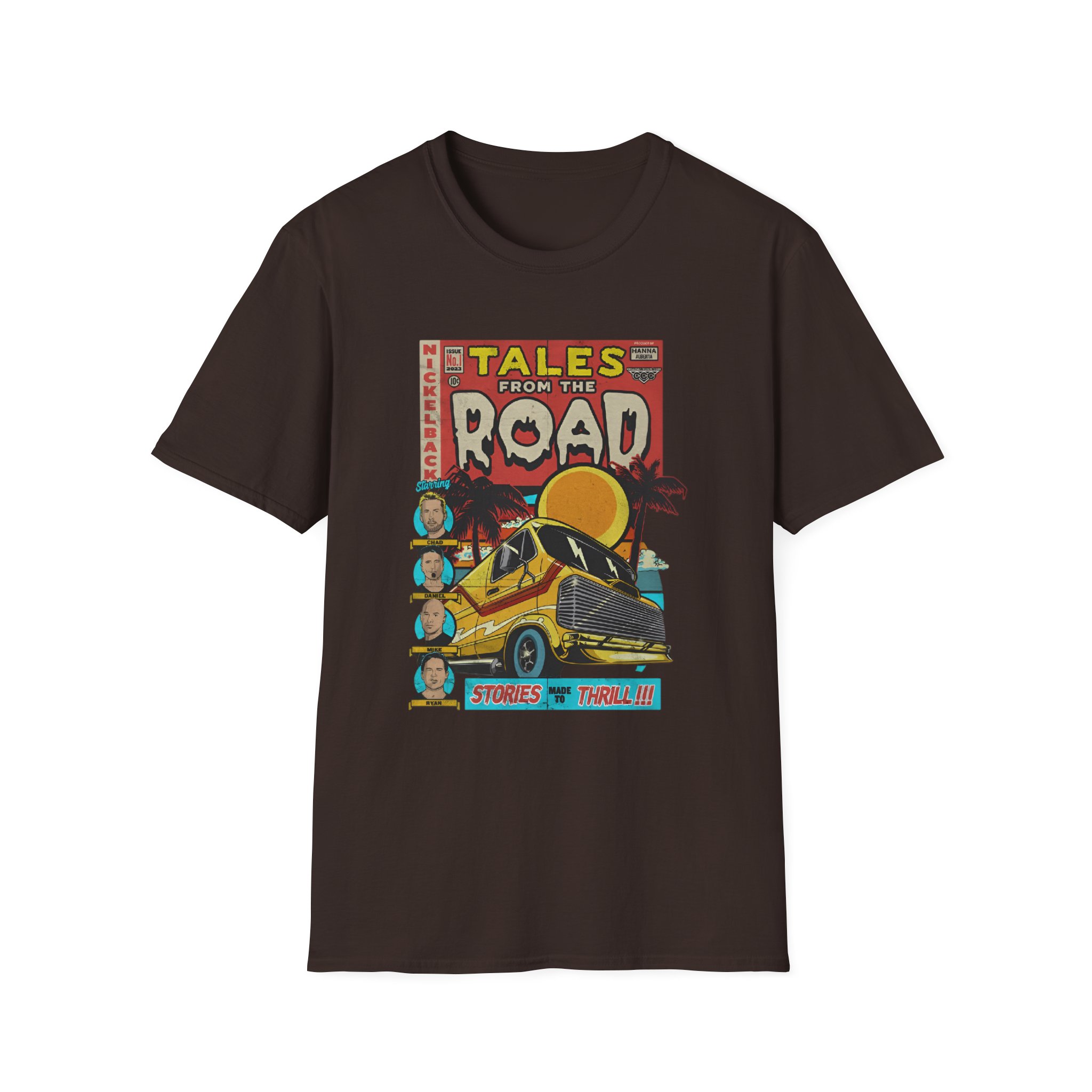 Nickelback Tales From the Road Unisex Softstyle T-Shirt - Image 3