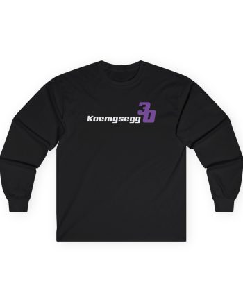 Koenigsegg 30 Years of Performance Unisex Ultra Cotton Long Sleeve Tee