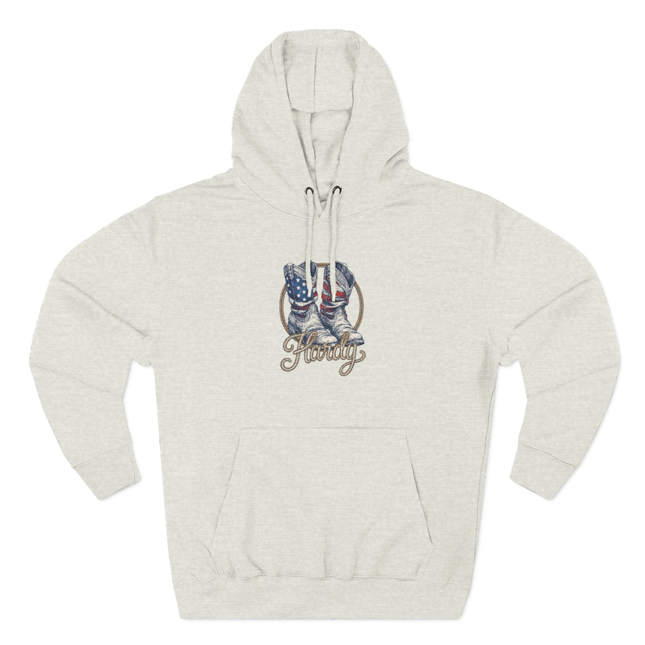 Hd Boots Americana Ringer Three-Panel Fleece Hoodie - Image 7