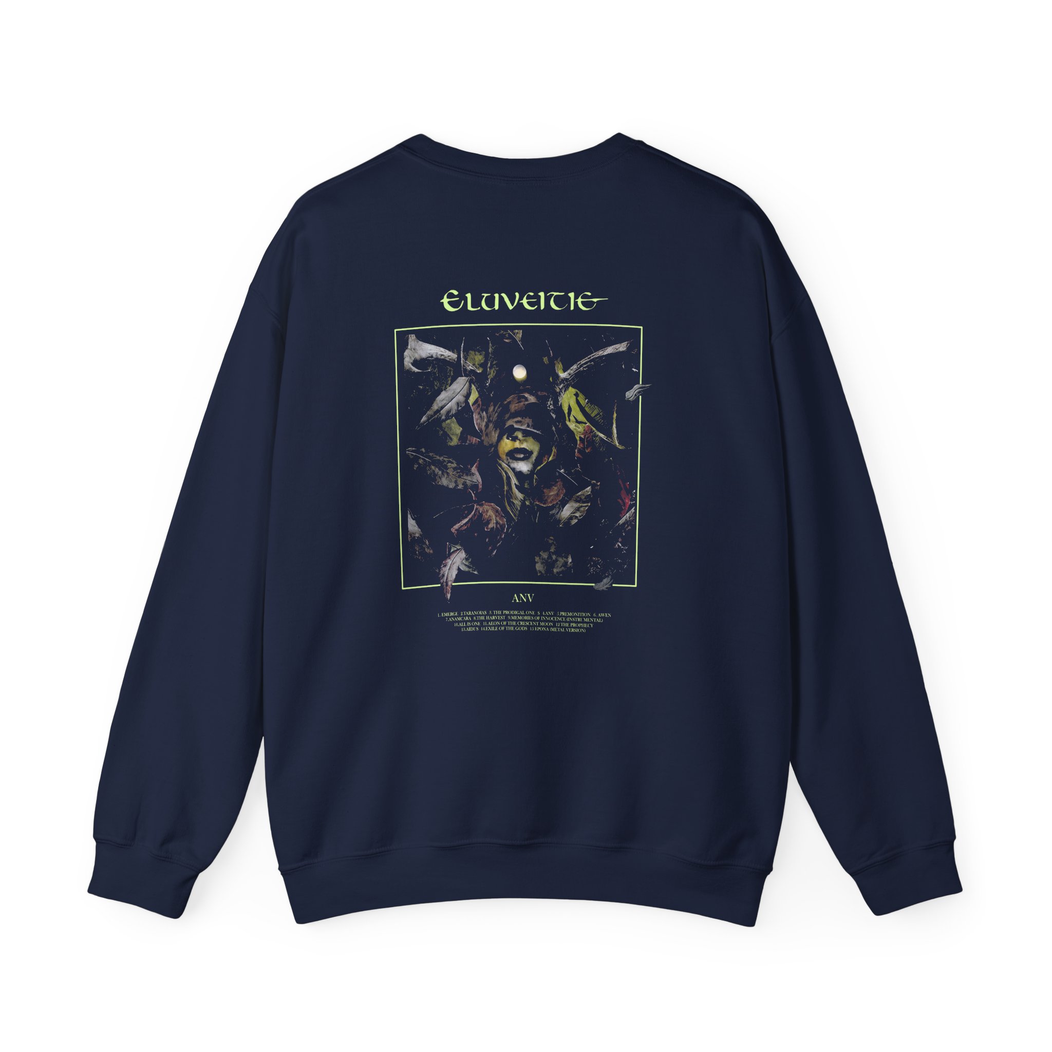 Eluveitie Leaves Unisex Heavy Blend™ Crewneck Sweatshirt - Image 6