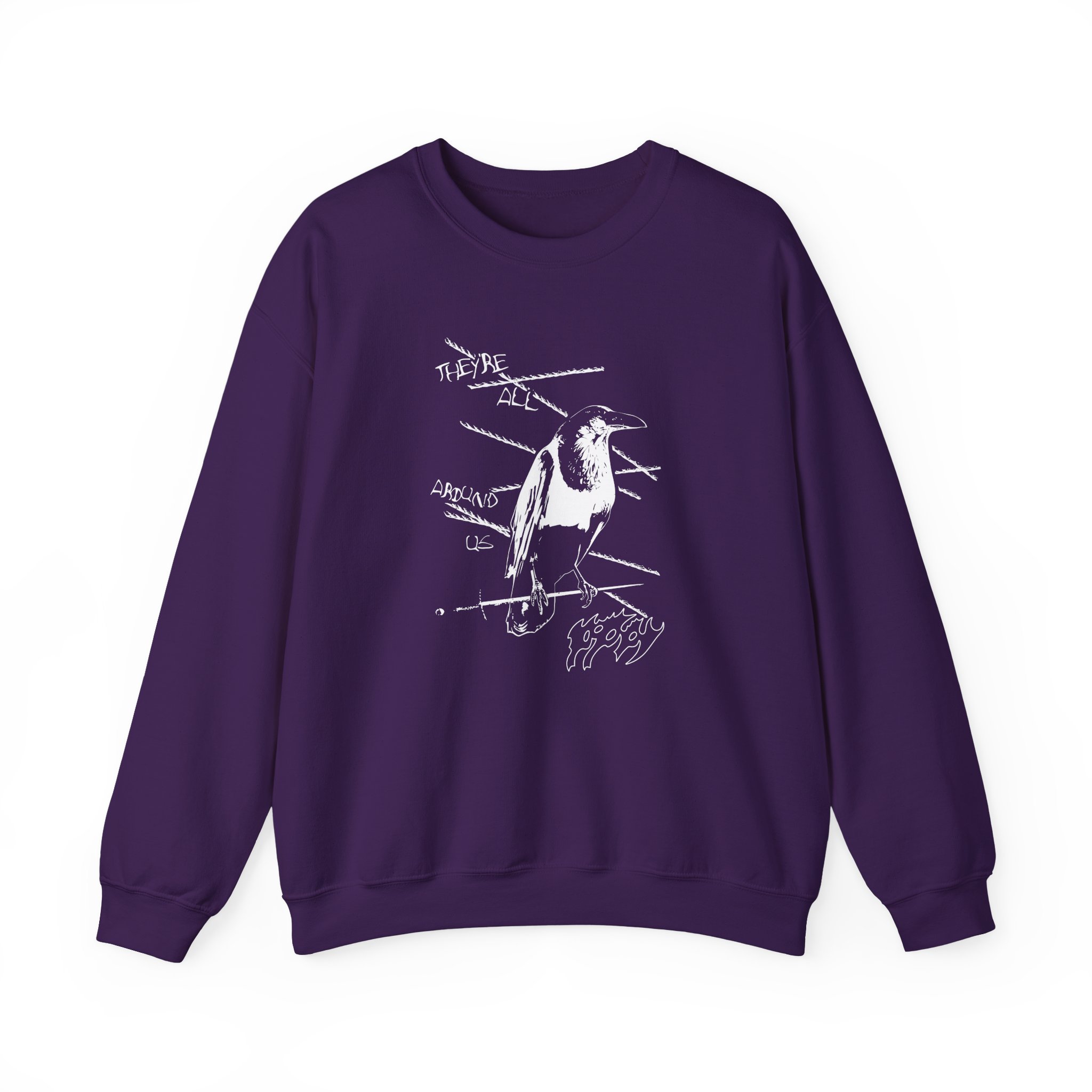 Poppy They're All Around Us Unisex Heavy Blend™ Crewneck Sweatshirt - Image 11