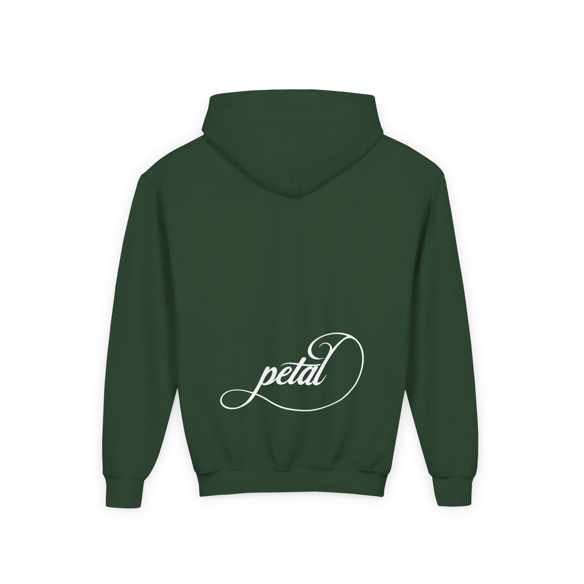 AG petal blurred flowers Youth Heavy Blend Hooded Sweatshirt - Image 6