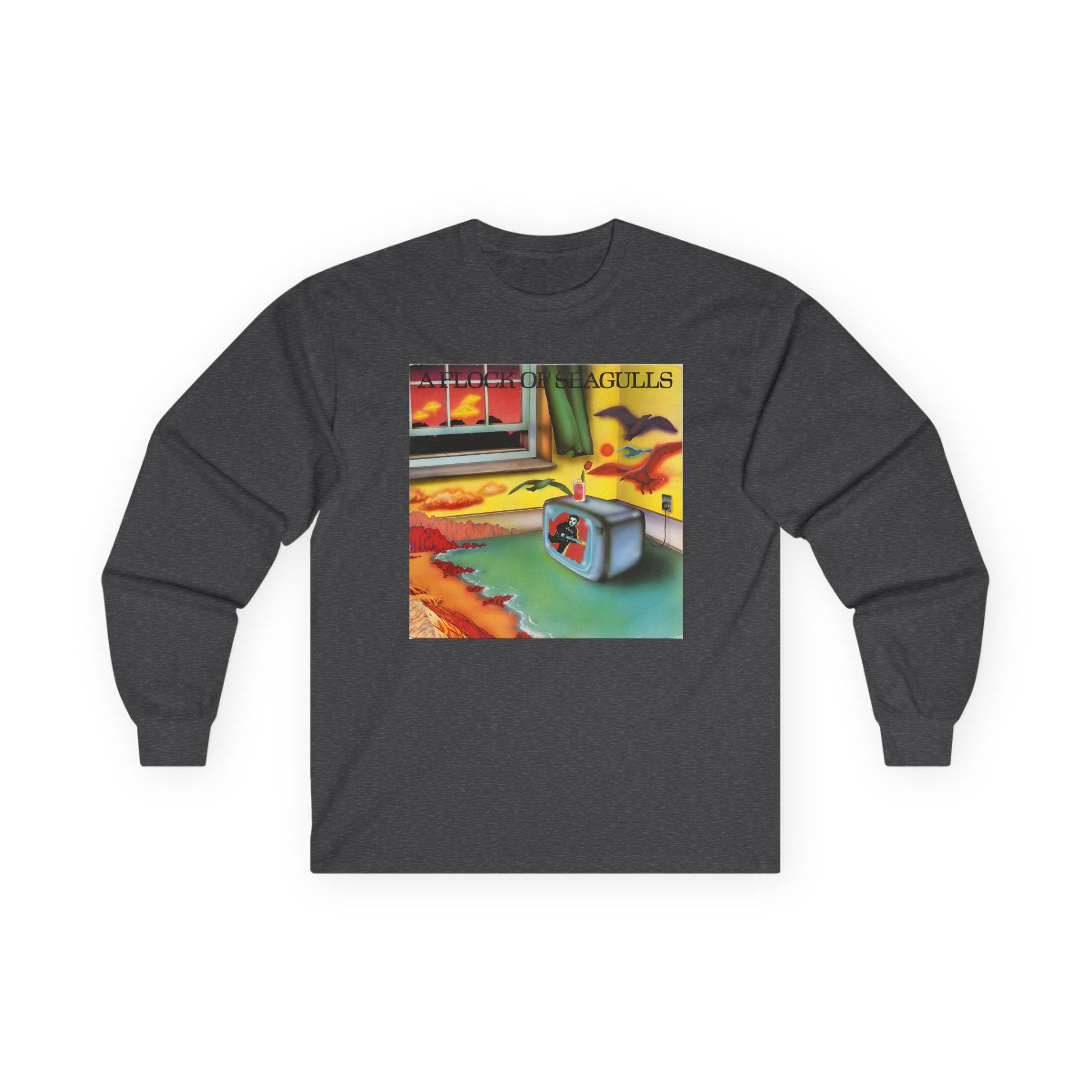 A Flock of Seagulls Original Album Cover Unisex Ultra Cotton Long Sleeve Tee - Image 7
