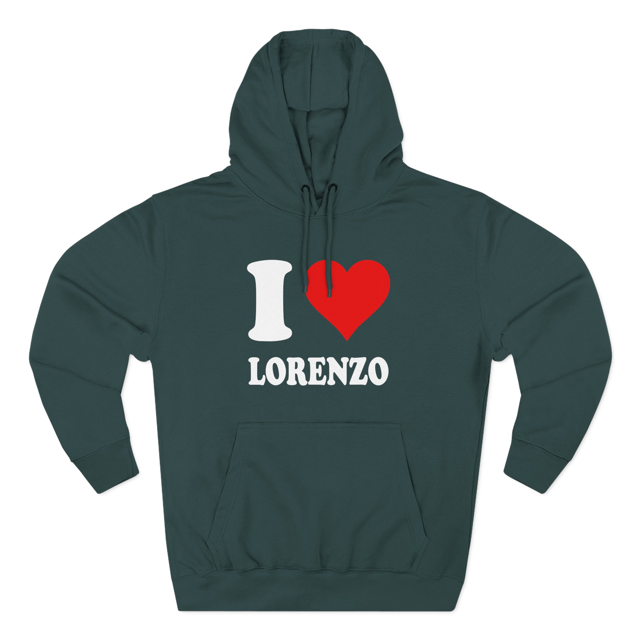 Chris Lorenzo I Love Three-Panel Fleece Hoodie - Image 7