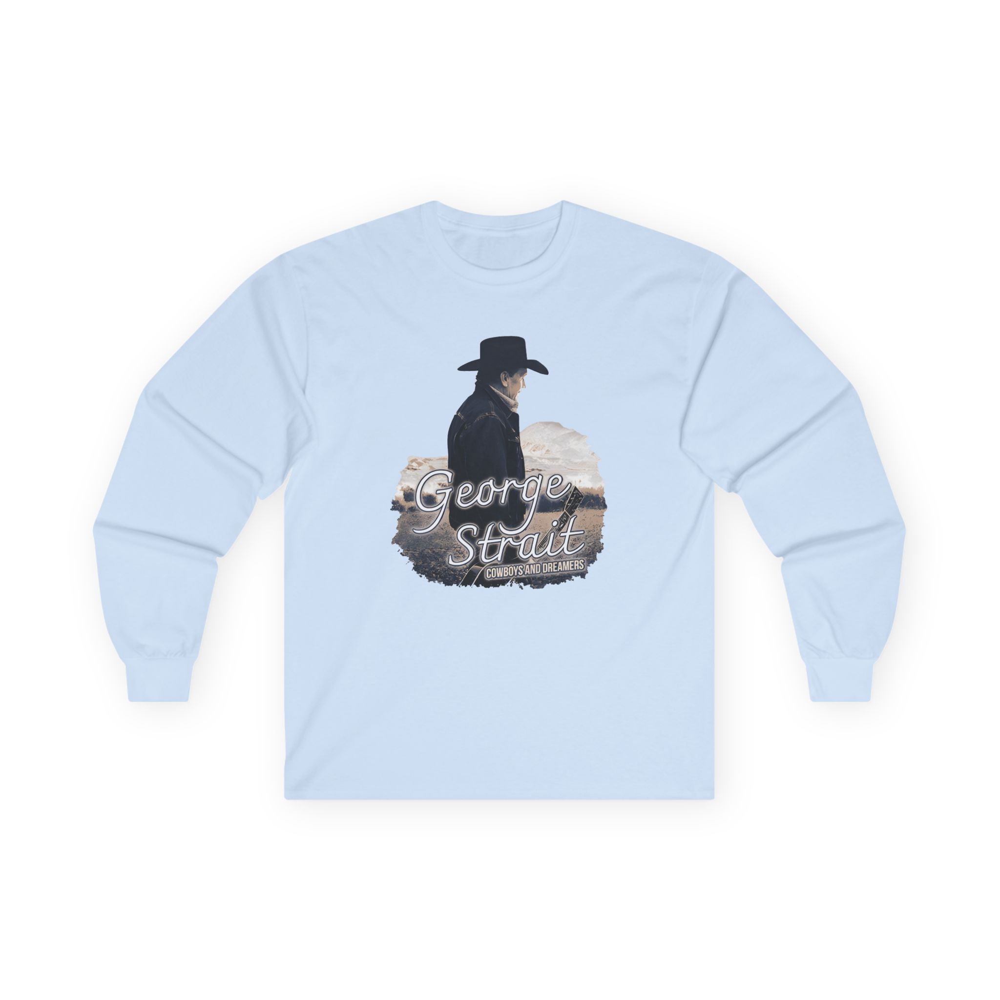 George Strait Cowboys and Dreamers Unisex Ultra Cotton Long Sleeve Tee - Image 9