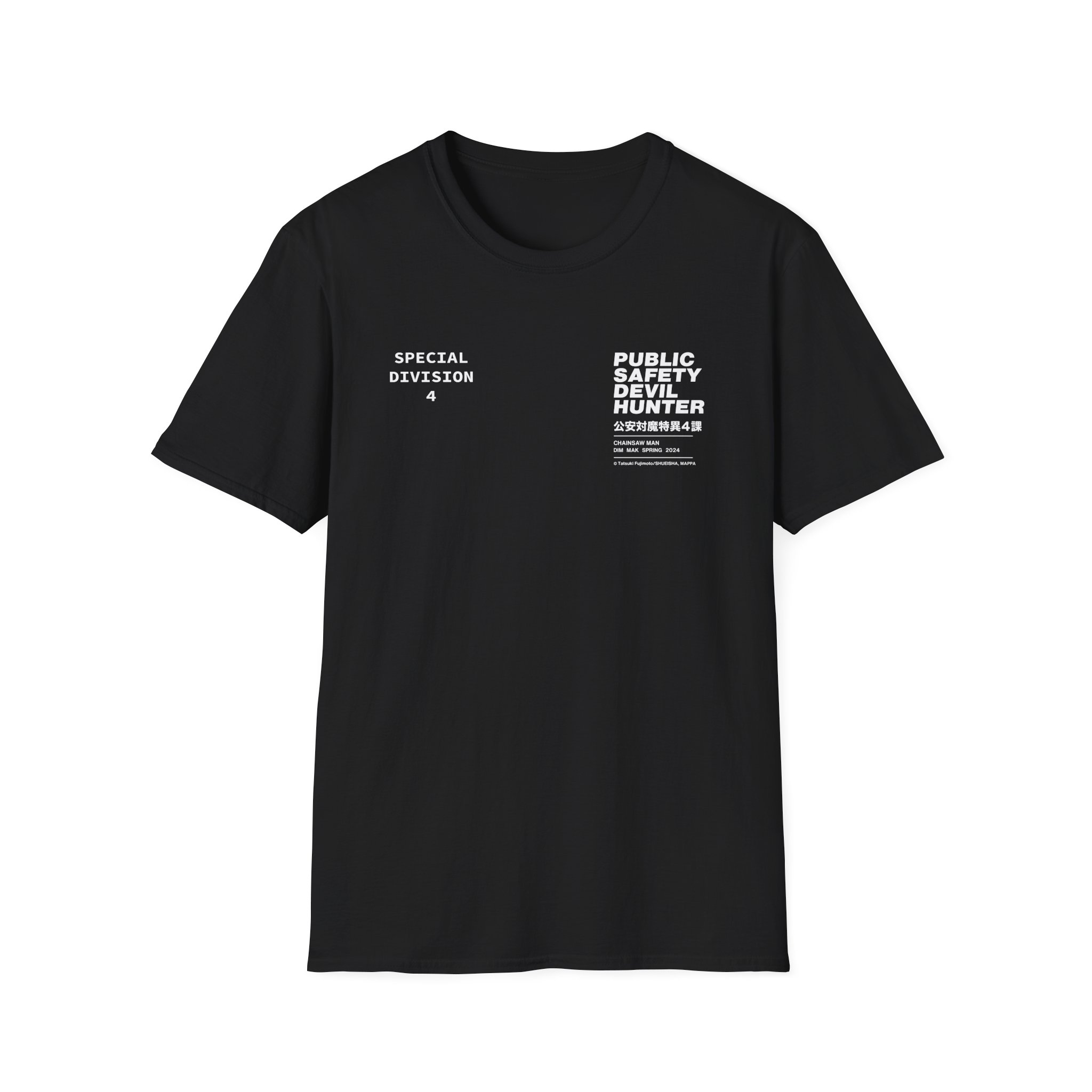 Chainsaw Man X Dim Mak Public Safety Unisex Softstyle T-Shirt