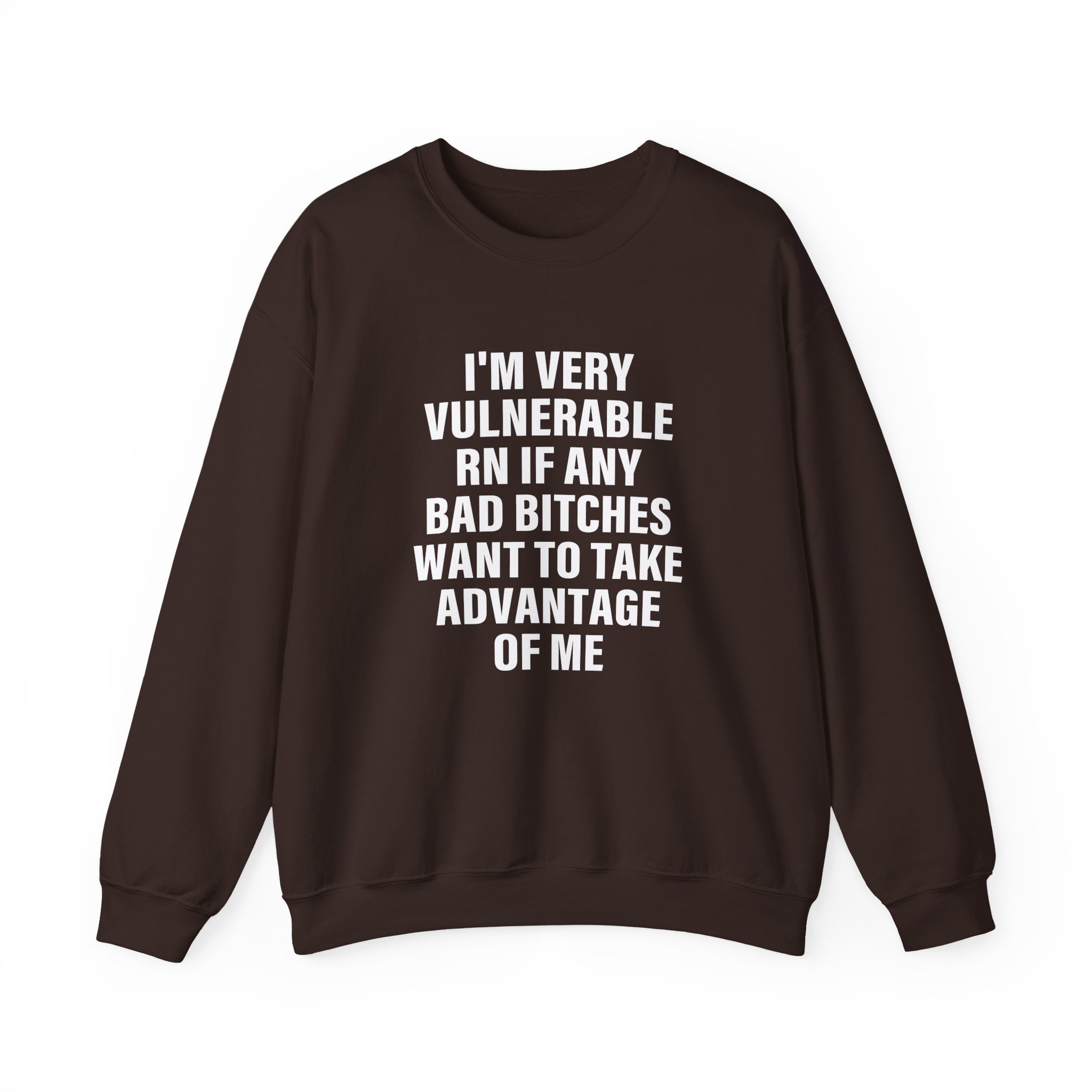 Dom Dolla I'm Very Vulnerable Rn if Any Bad Bitches Want to Take Advantage of Me Unisex Heavy Blend™ Crewneck Sweatshirt - Image 7