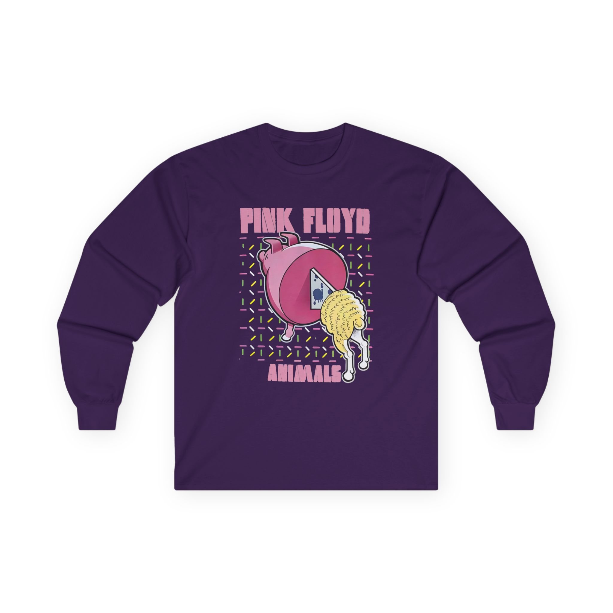 Pink Floyd Animals Oink Oink Unisex Ultra Cotton Long Sleeve Tee - Image 9