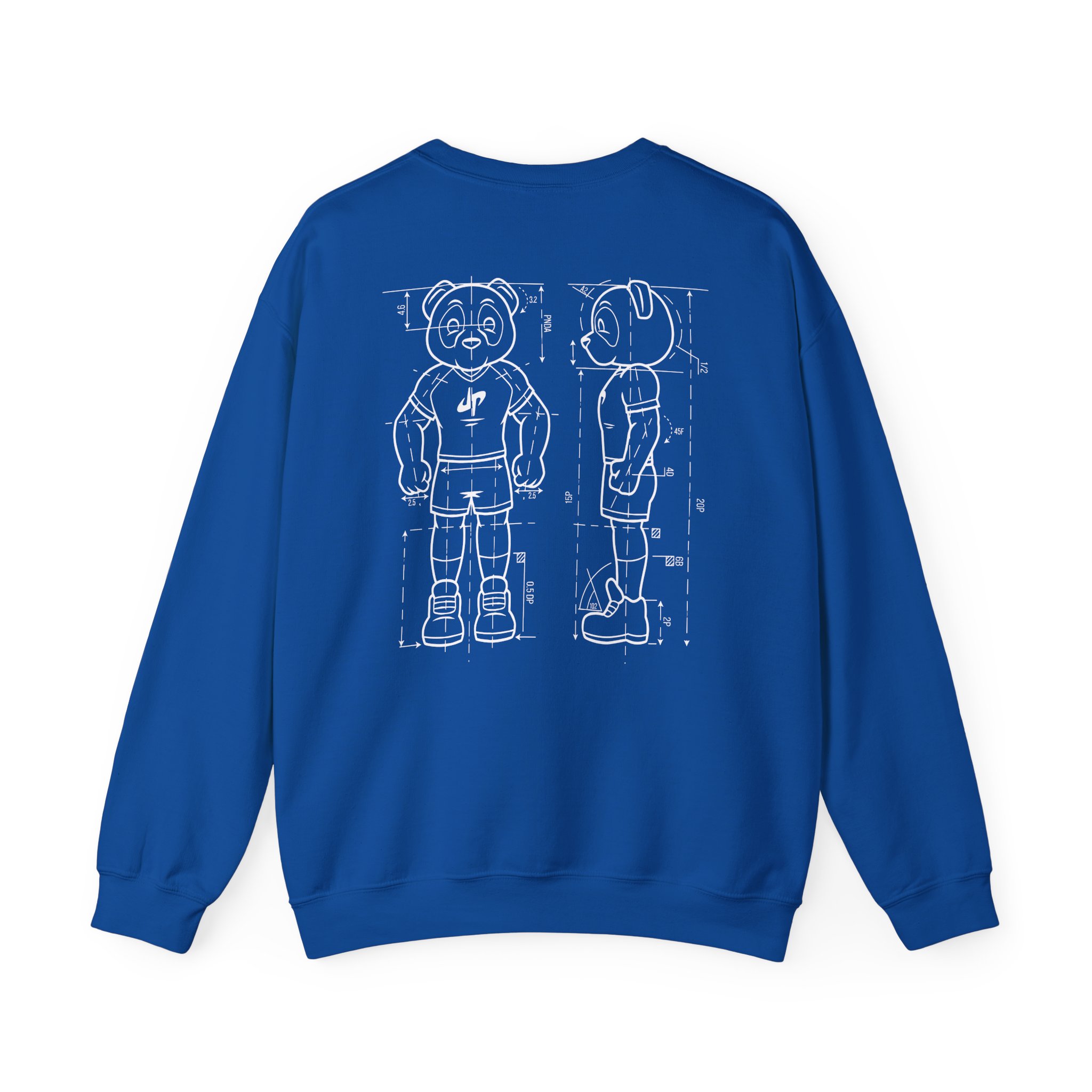 Dude Perfect Blueprint Panda Unisex Heavy Blend™ Crewneck Sweatshirt - Image 20