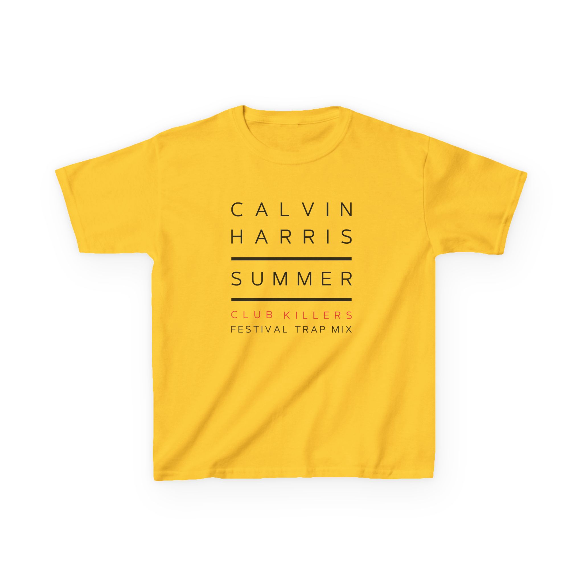 Kids Calvin Harris Summer 4 Album Cover Heavy Cotton™ Tee - Image 15