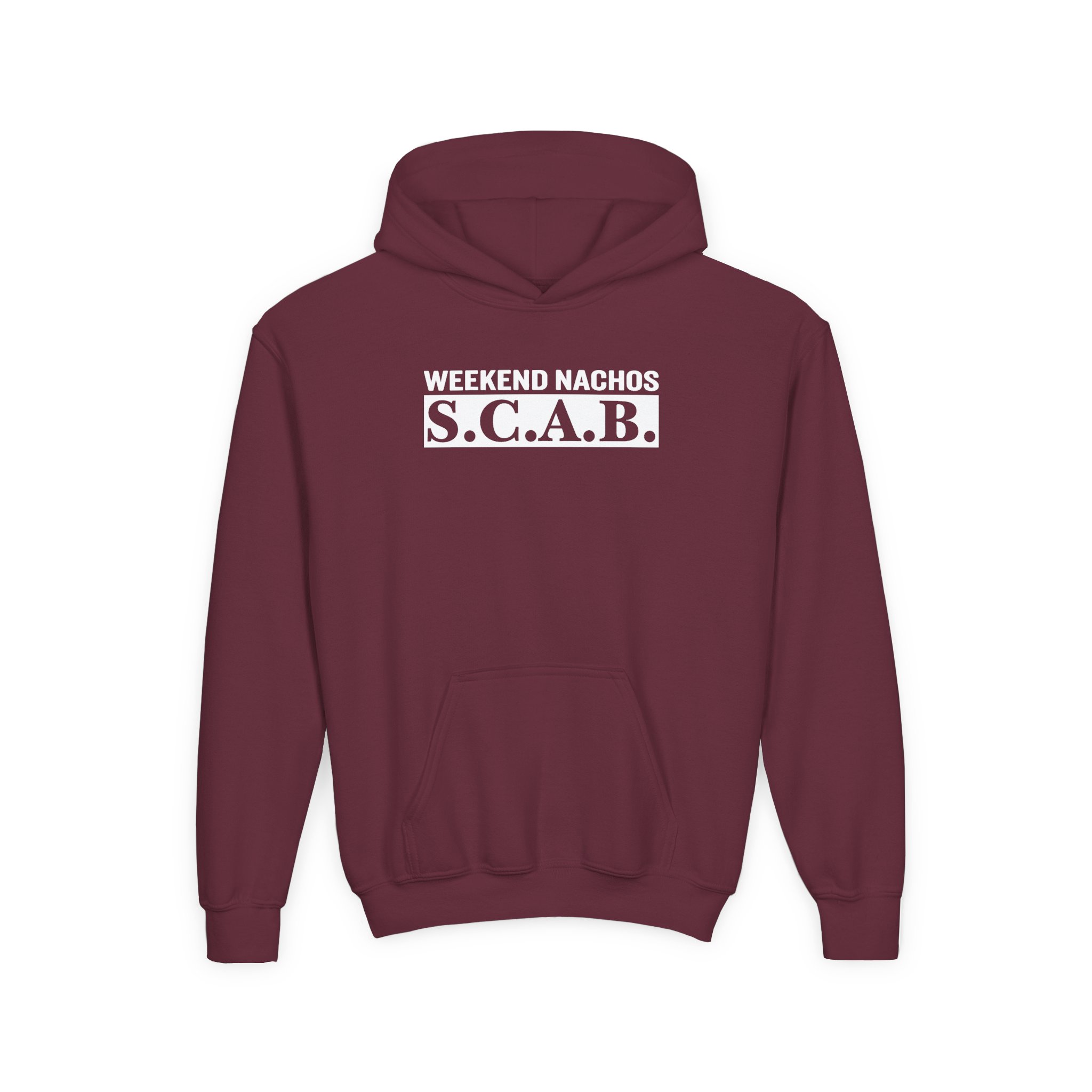 Youth Weekend Nachos Heavy Blend Hooded Sweatshirt - Image 3